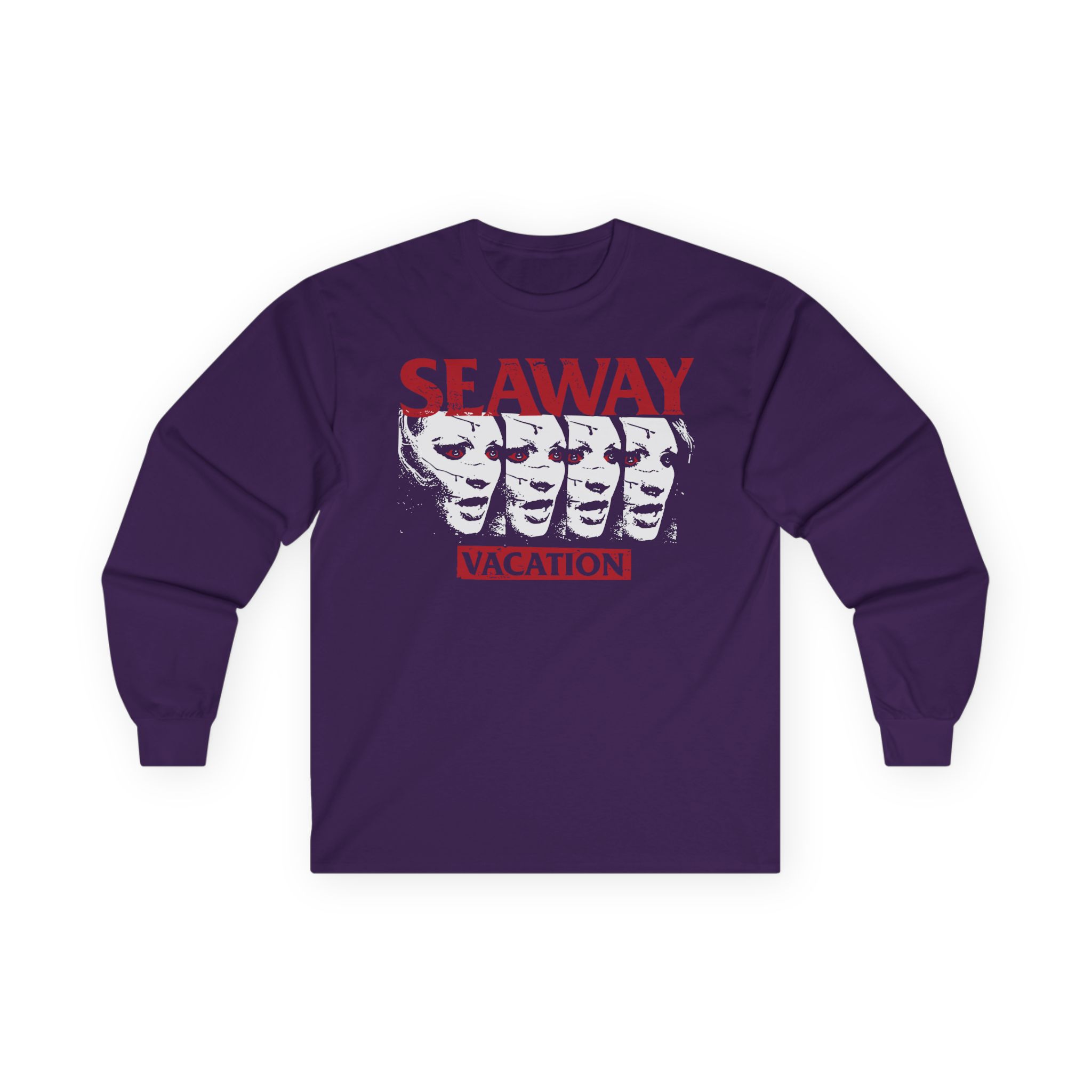 Seaway Vacation Face Unisex Ultra Cotton Long Sleeve Tee