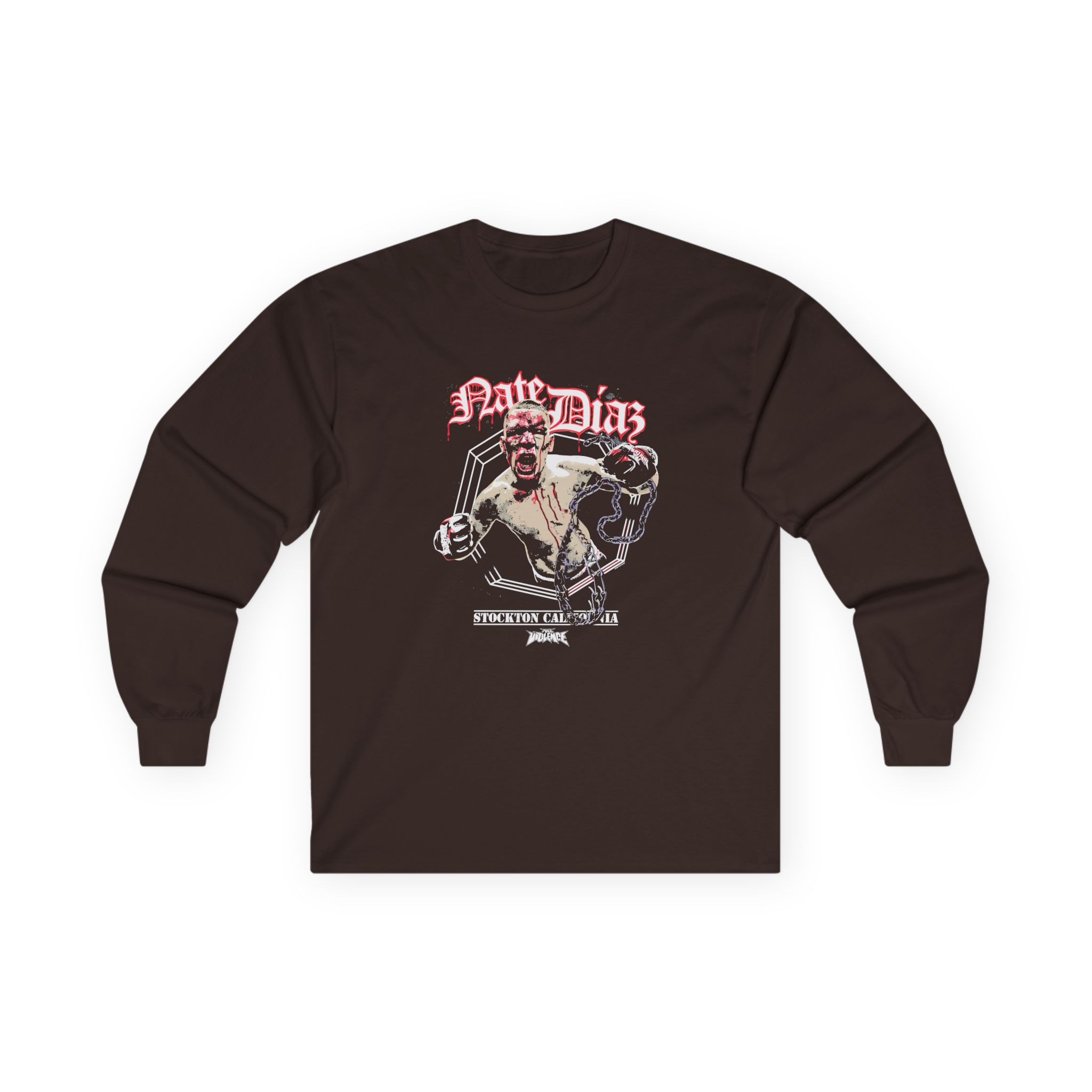 Nate Diaz Stockton Slugger Unisex Ultra Cotton Long Sleeve Tee