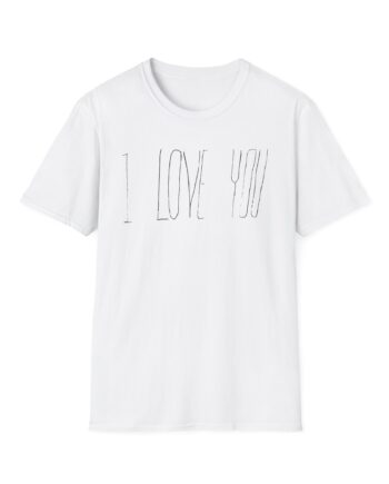 Kurt Cobain I Love You Unisex Softstyle T-Shirt