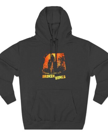 Broken Bones Three-Panel Fleece Hoodie