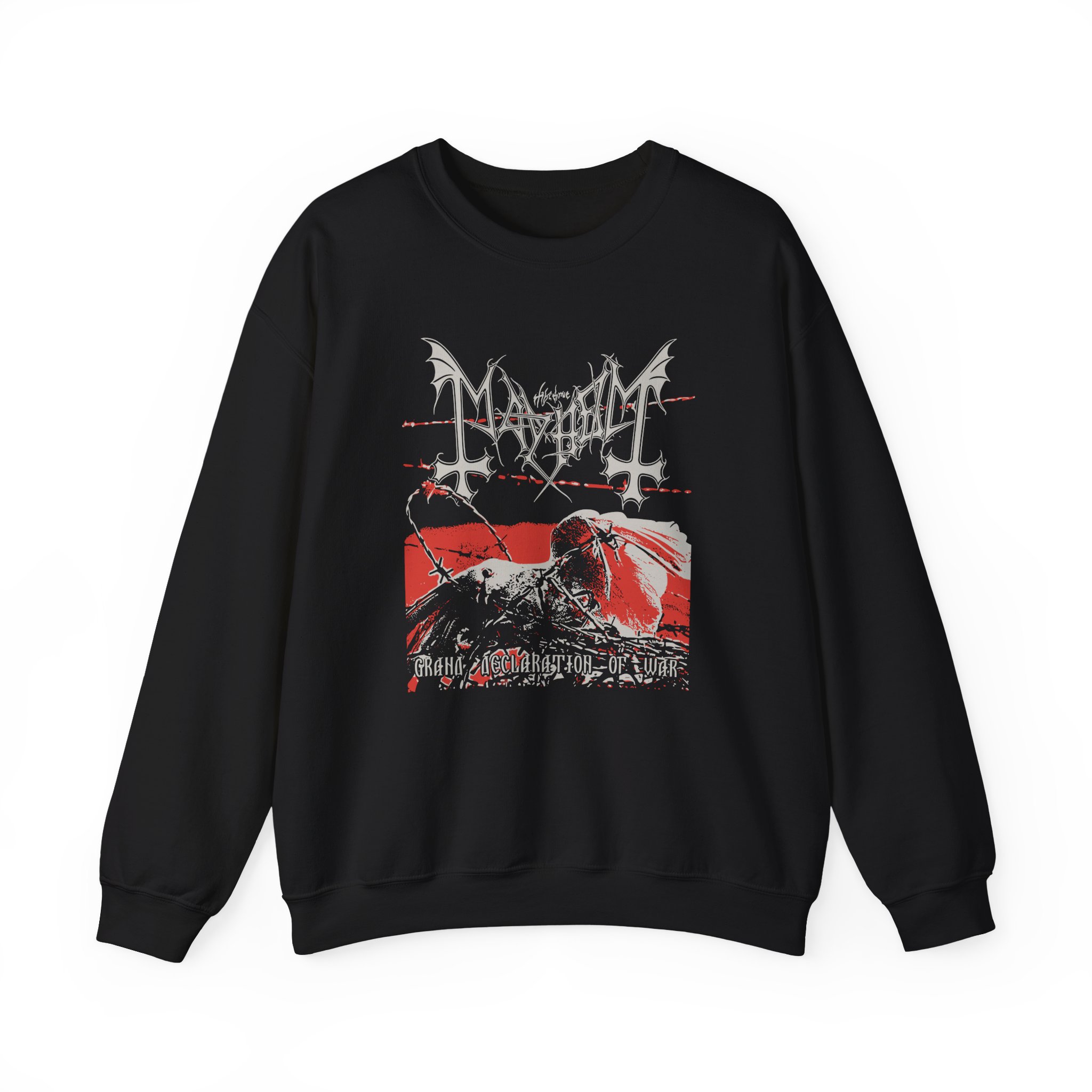 Mayhem Grand Declaration of War Unisex Heavy Blendâ„¢ Crewneck Sweatshirt