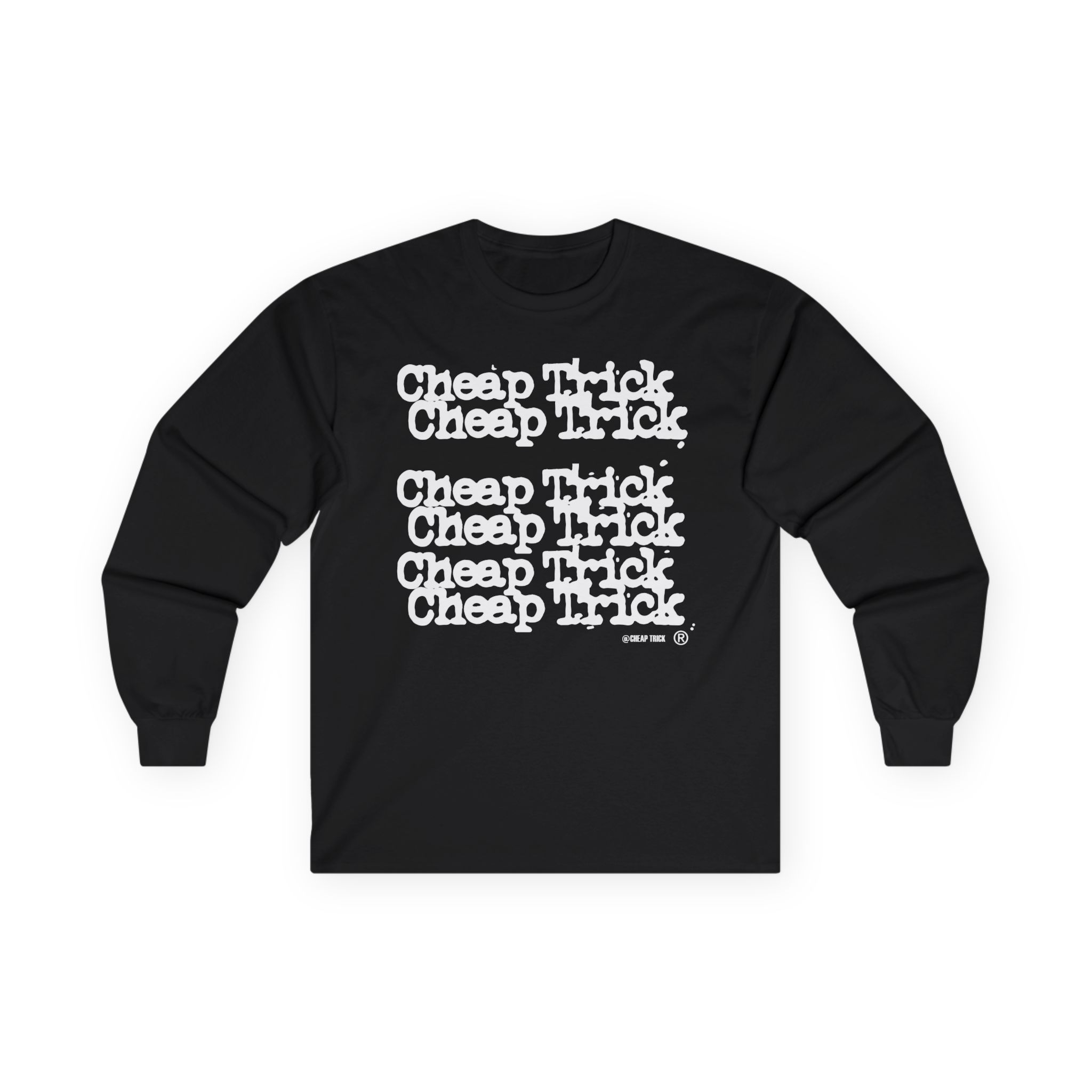 Cheap Trick Stacked Logo Unisex Ultra Cotton Long Sleeve Tee