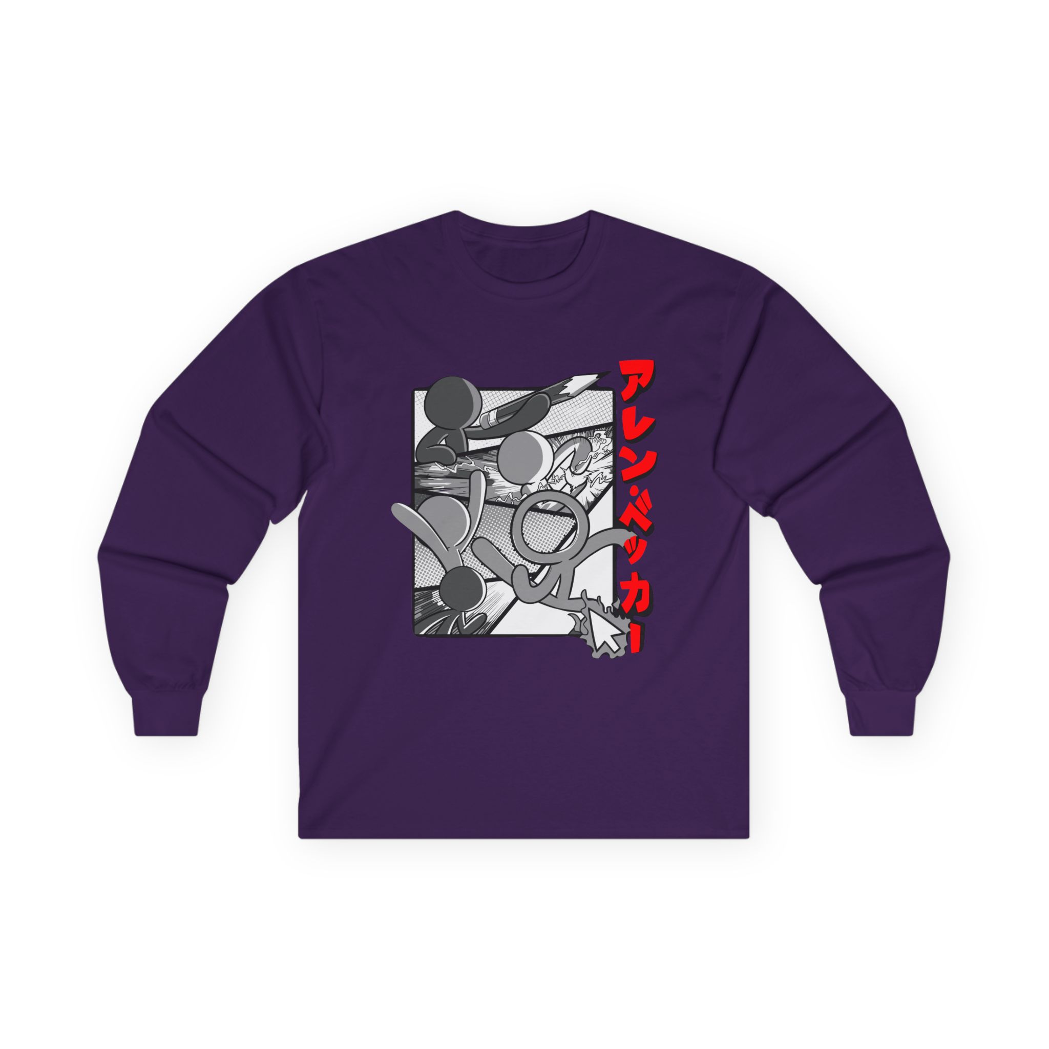 Alan Becker Manga Unisex Ultra Cotton Long Sleeve Tee