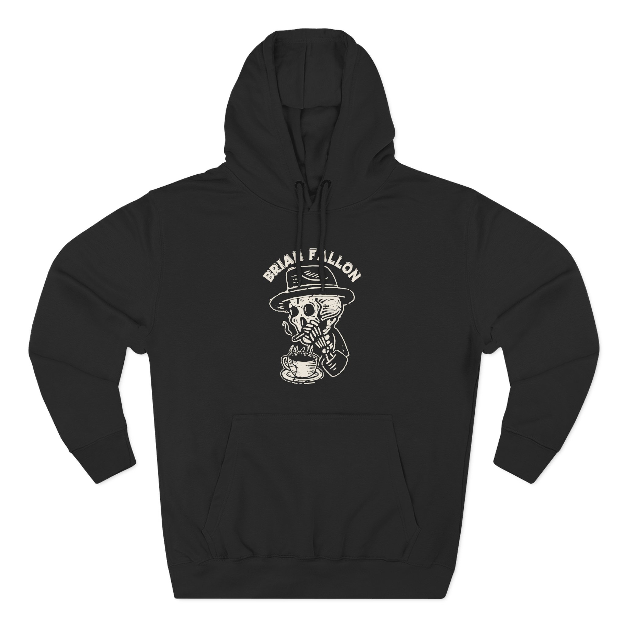 Brian Fallon Smoking Skeleton Three-Panel Fleece Hoodie