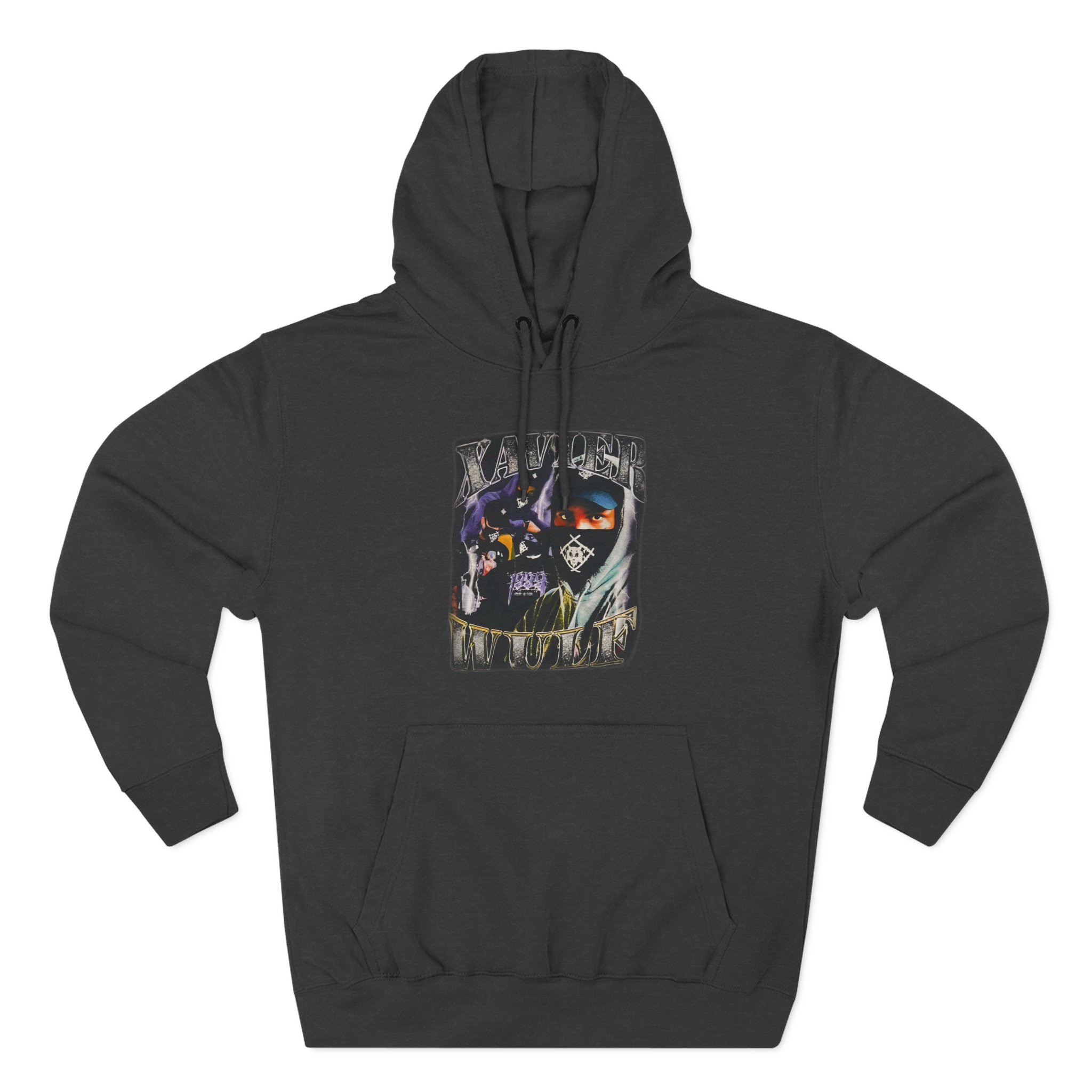 Xavier Wulf Three-Panel Fleece Hoodie
