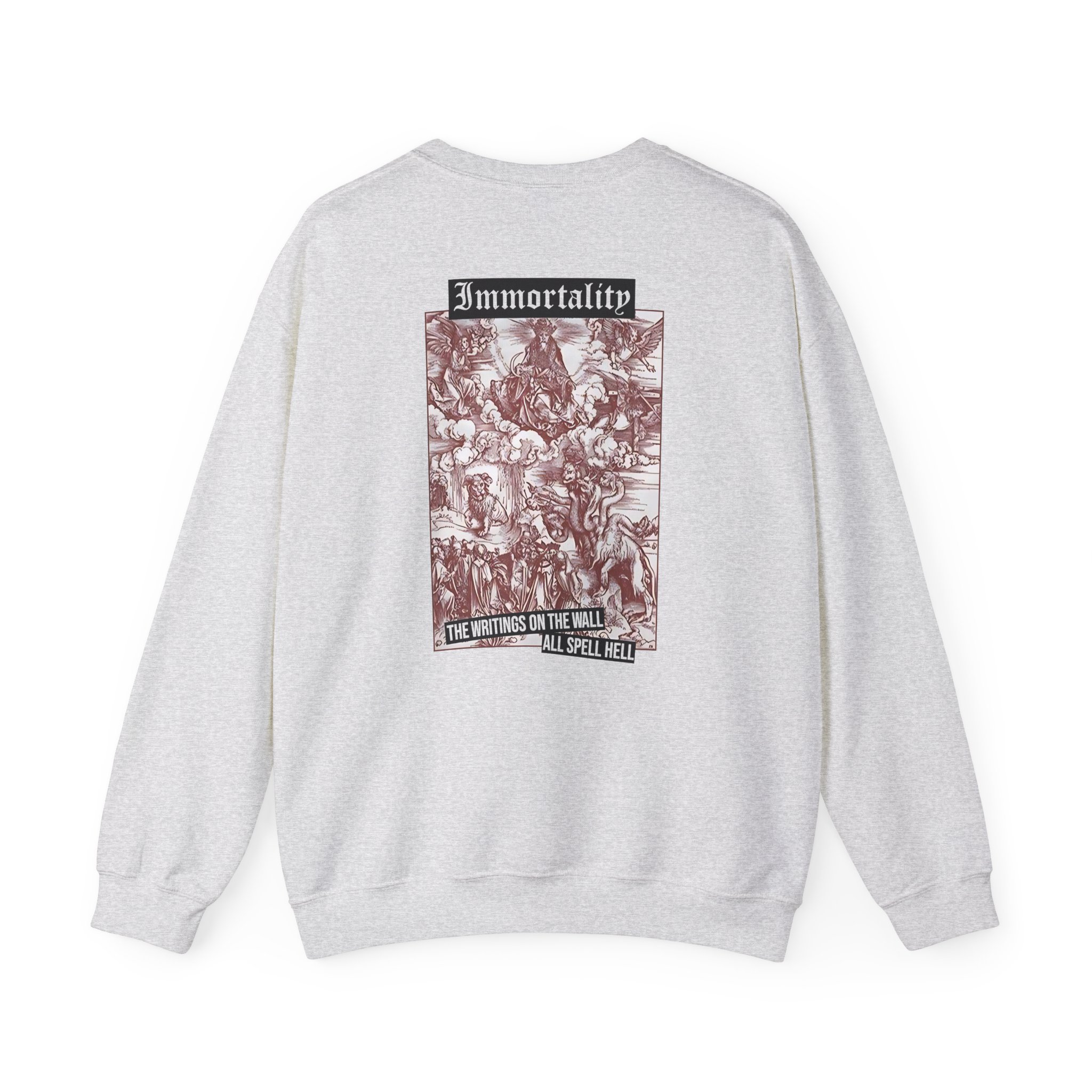 Born From Pain Immortality Unisex Heavy Blendâ„¢ Crewneck Sweatshirt