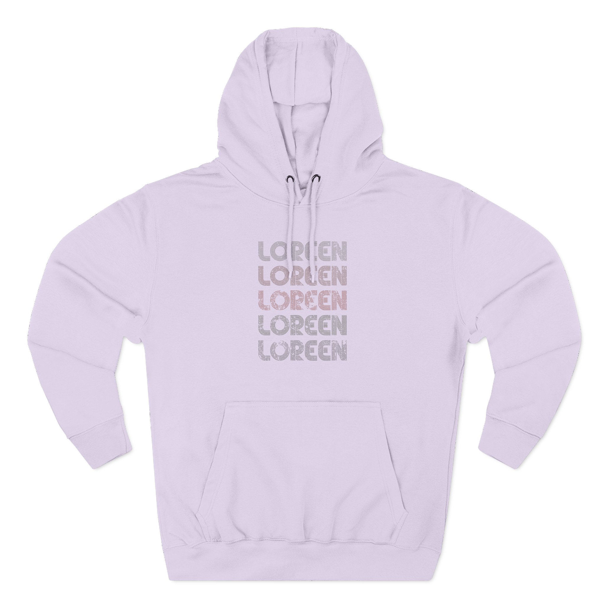 Loreen Three-Panel Fleece Hoodie