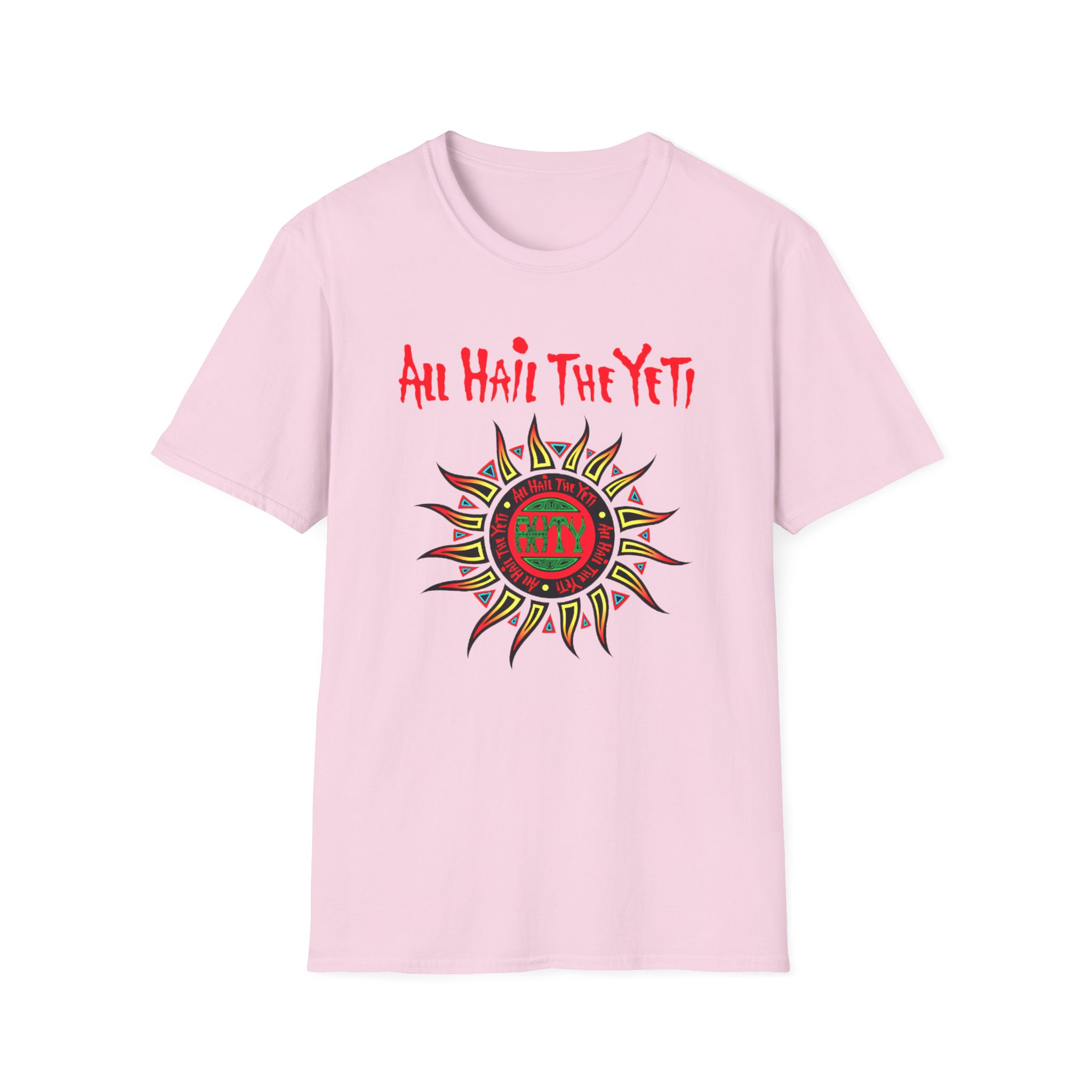 All Hail the Yeti Sun Unisex Softstyle T-Shirt