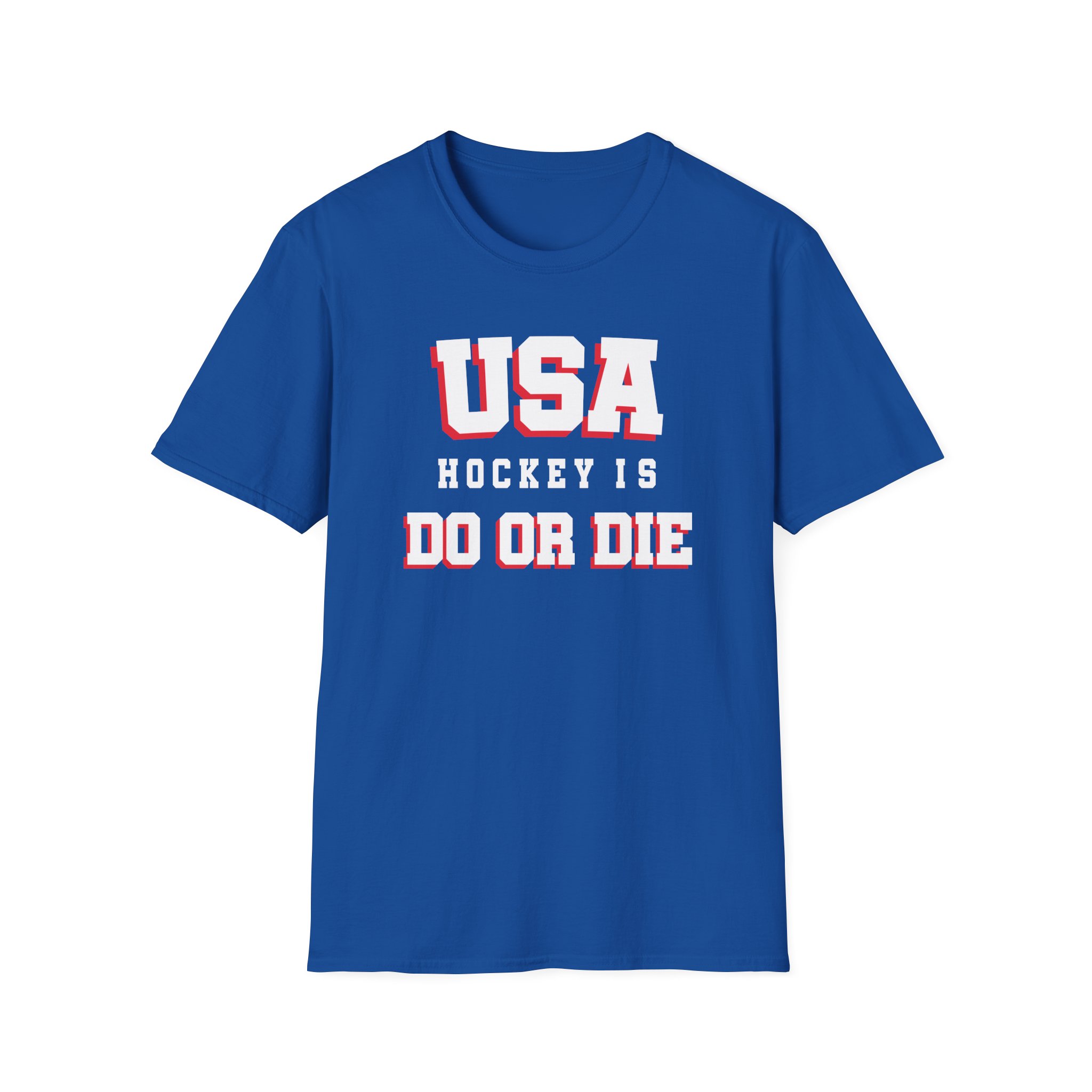 Spittin Chiclets Usa Do or Die Unisex Softstyle T-Shirt