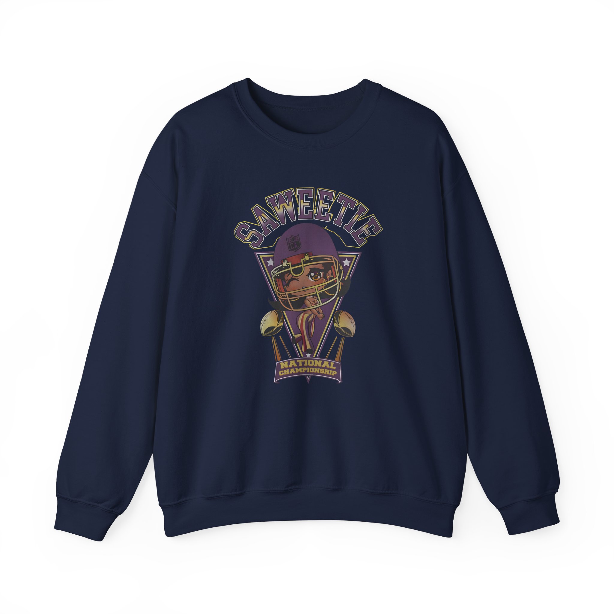 Saweetie National Championship Unisex Heavy Blend Crewneck Sweatshirt