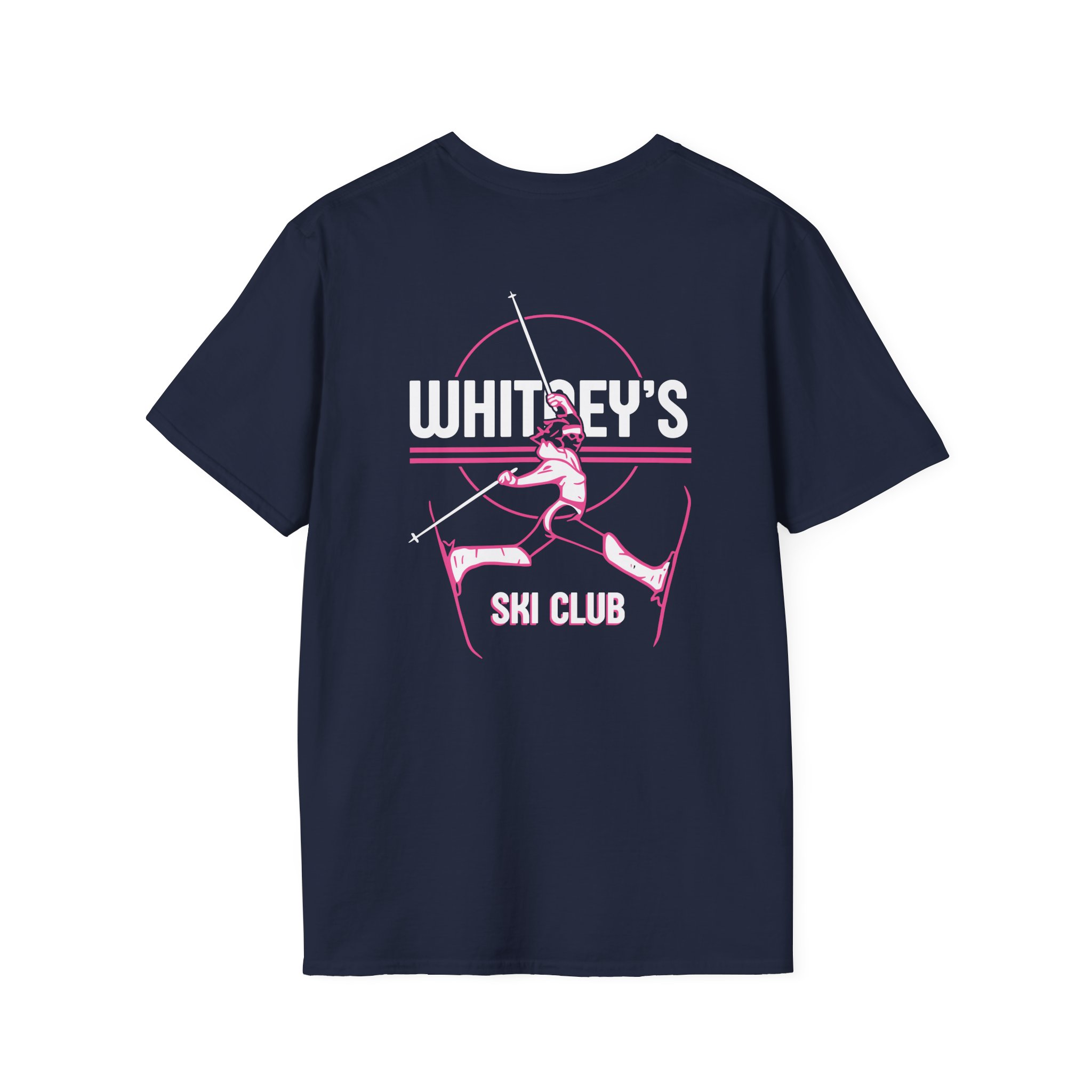 Spittin Chiclets Whitney's Ski Club Unisex Softstyle T-Shirt