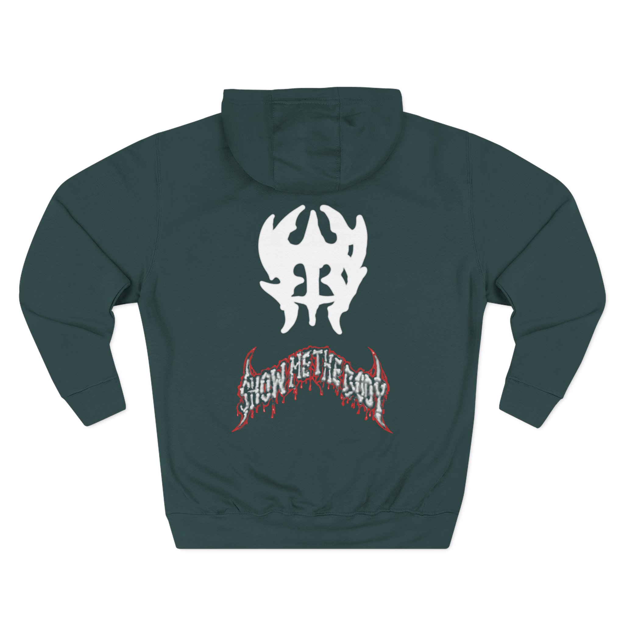 Show Me the Body Radiation Three-Panel Fleece Hoodie