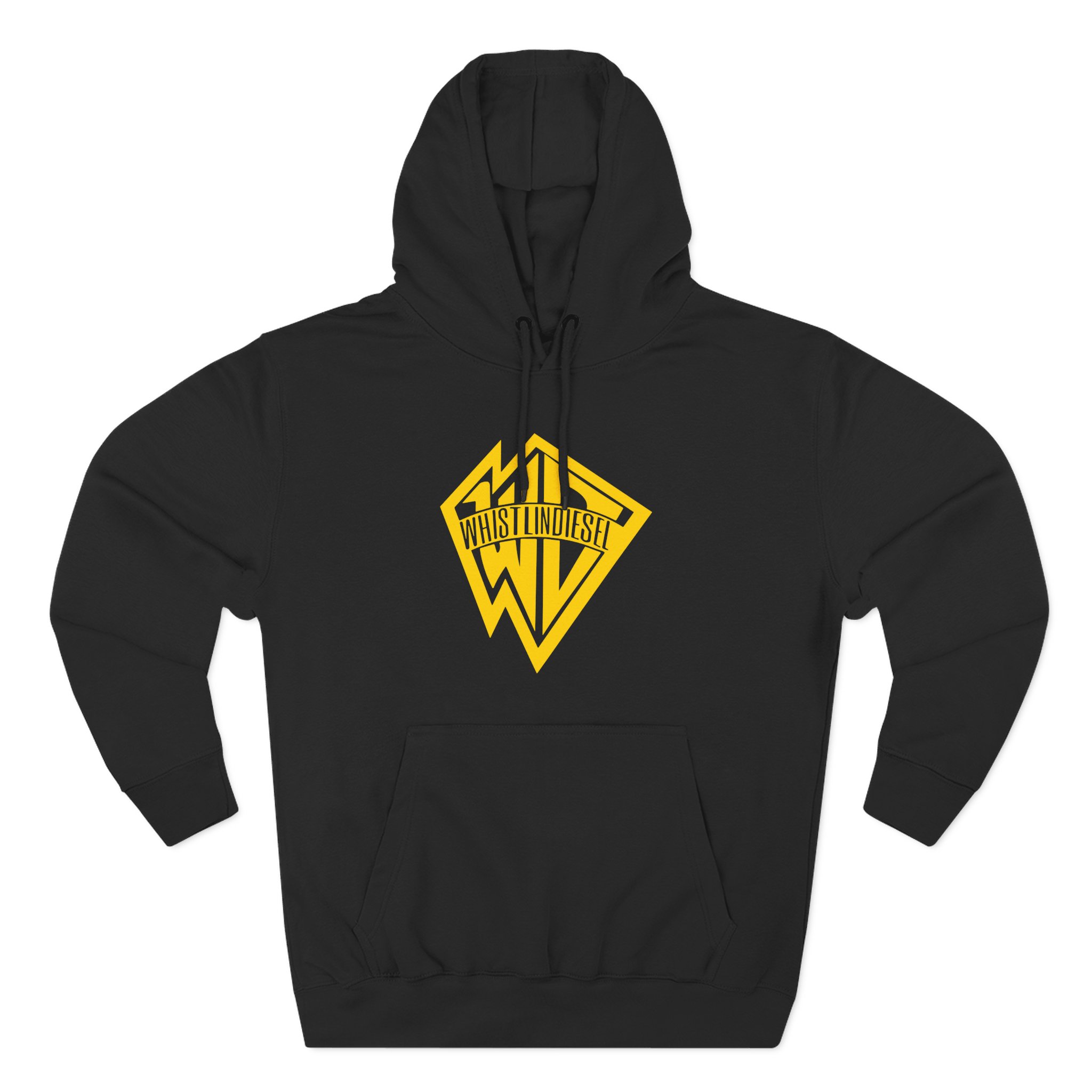 Whistlindiesel Gold Logo Three-Panel Fleece Hoodie