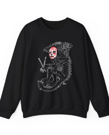 Murderdolls Joey Jordison Joey Cat Blood Mask Unisex Heavy Blend™ Crewneck Sweatshirt
