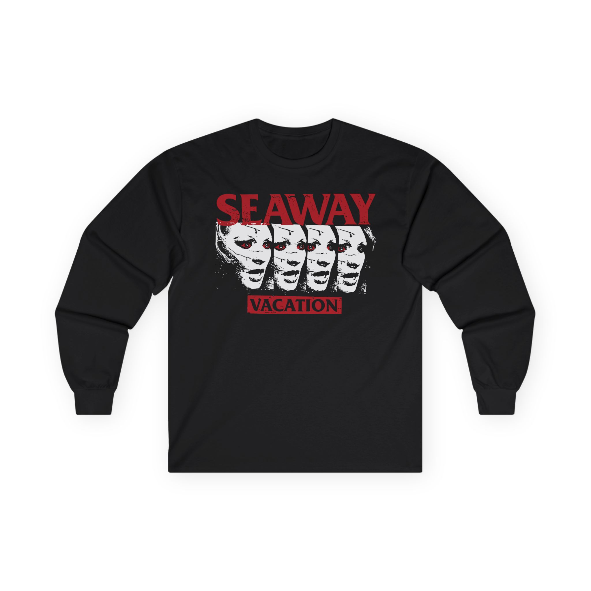 Seaway Vacation Face Unisex Ultra Cotton Long Sleeve Tee