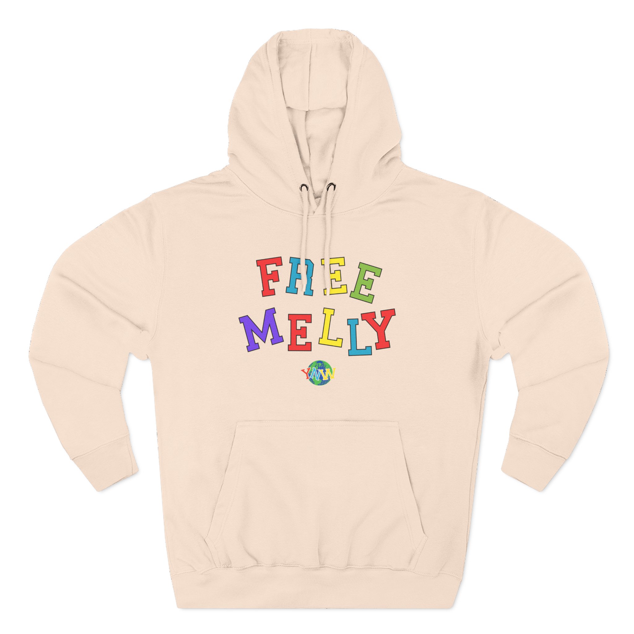 YNW Melly Free Melly Three-Panel Fleece Hoodie