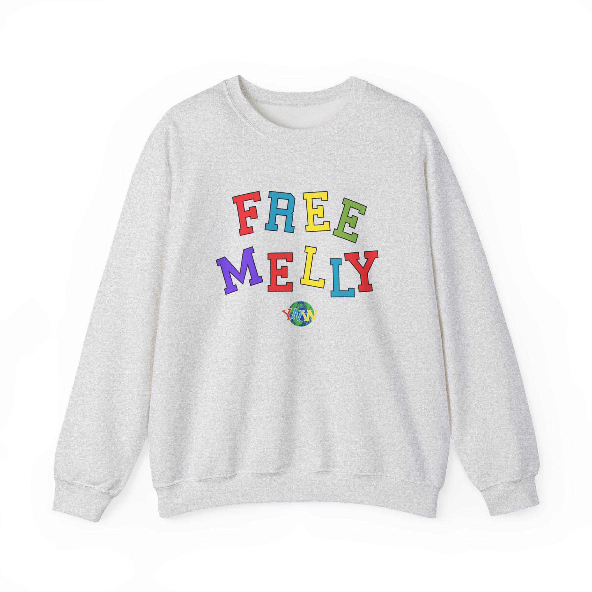 YNW Melly Free Melly Unisex Heavy Blendâ„¢ Crewneck Sweatshirt