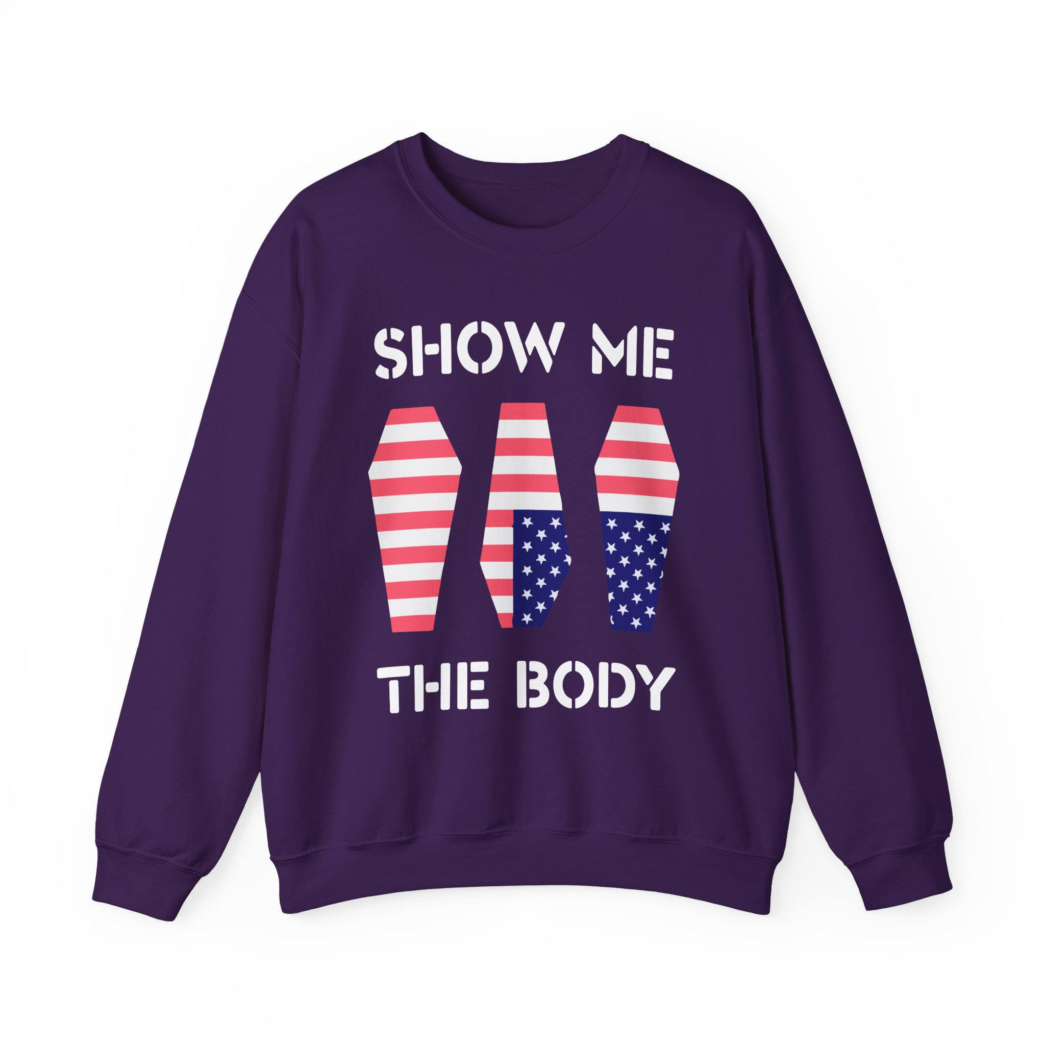 Show Me the Body Coffin Unisex Heavy Blendâ„¢ Crewneck Sweatshirt