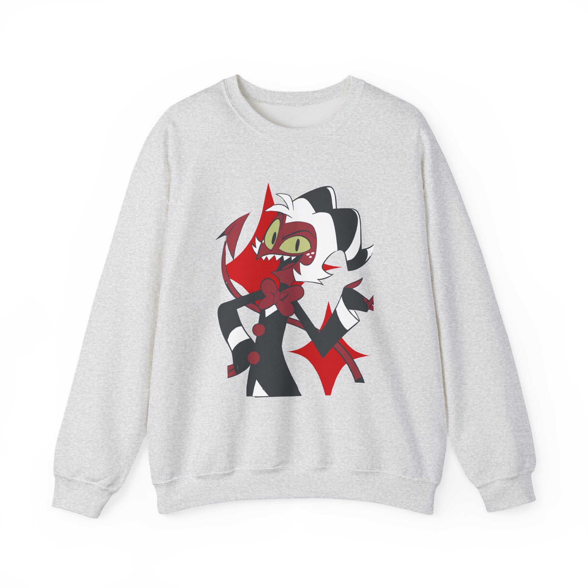 Helluva Boss Moxxie Unisex Heavy Blendâ„¢ Crewneck Sweatshirt
