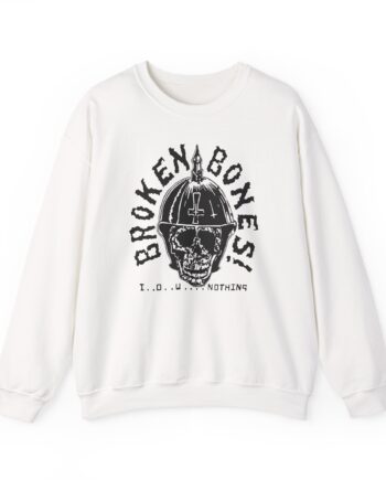 Broken Bones IOU Nothing Unisex Heavy Blend Crewneck Sweatshirt