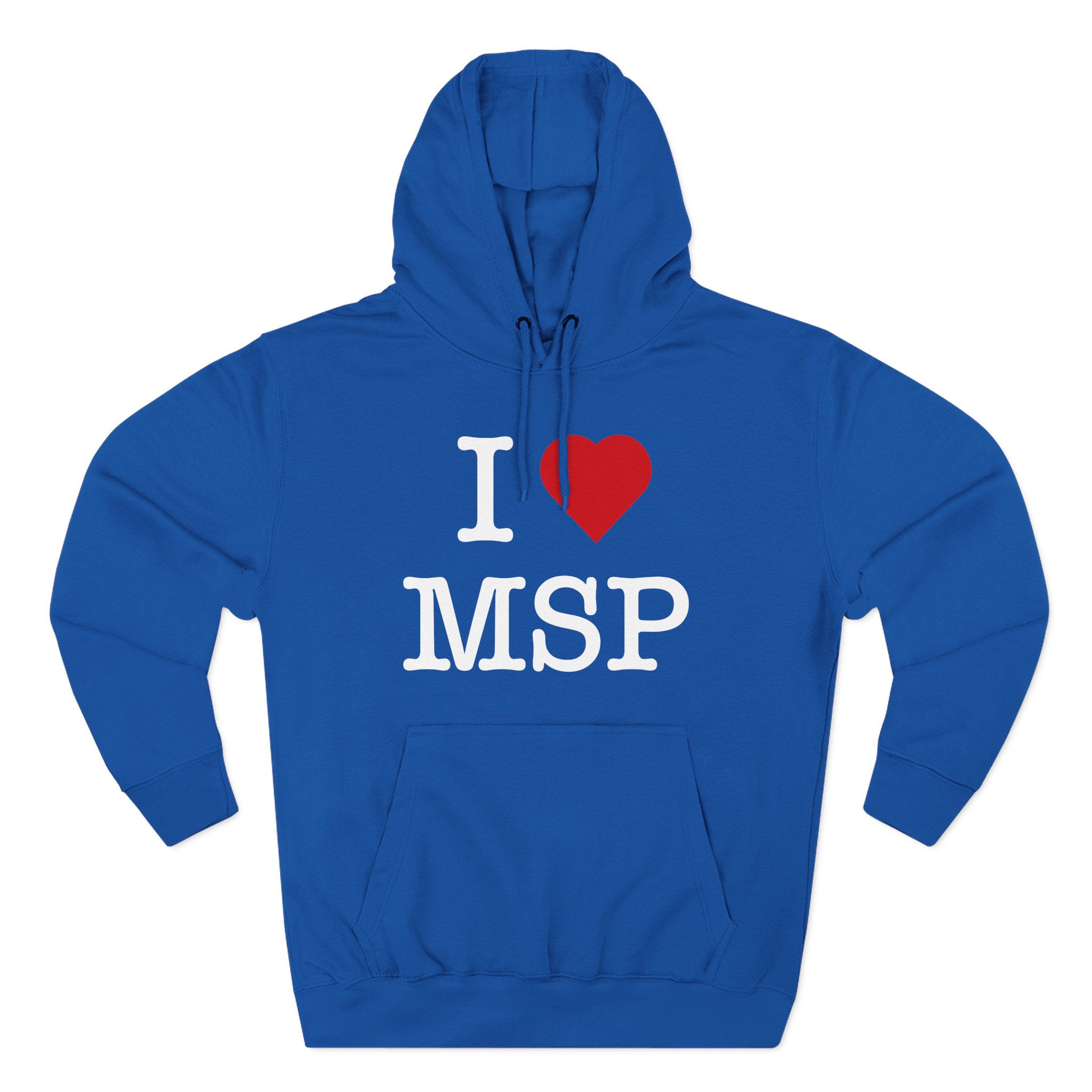 Manic Street Preachers I Heart Msp Three-Panel Fleece Hoodie