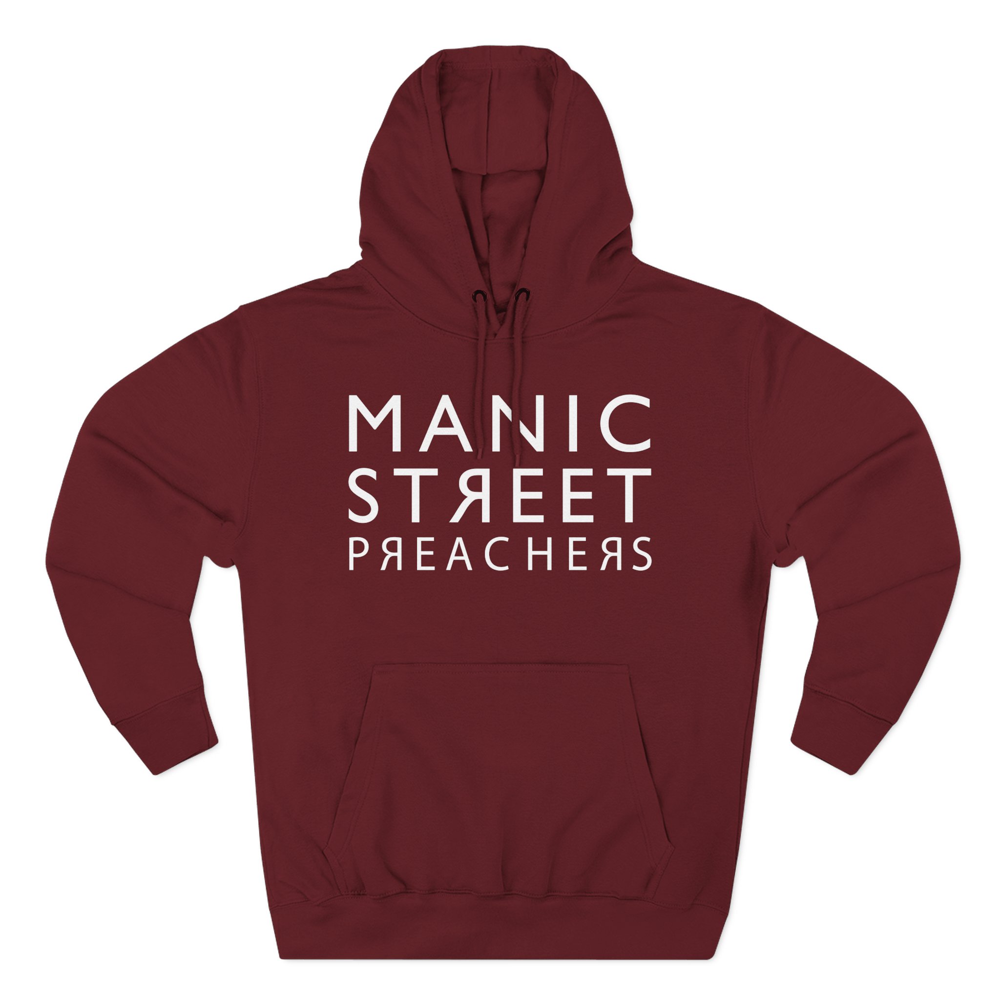 Manic Street Preachers Reversed Logo Three-Panel Fleece Hoodie