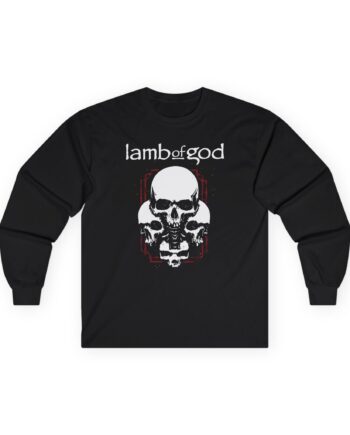 Lamb of God 4 Skulls Unisex Ultra Cotton Long Sleeve Tee
