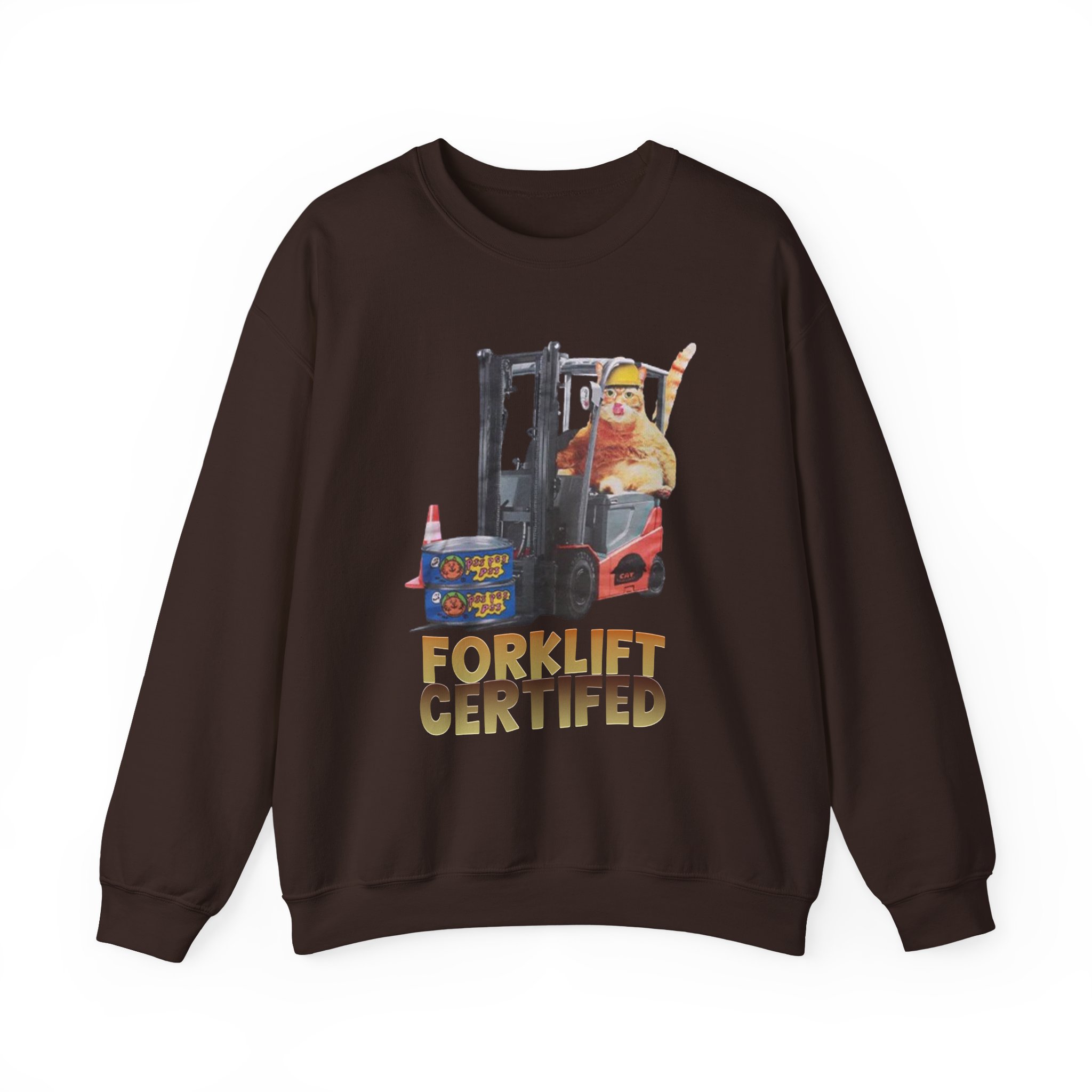 William Osman Forklift Certified Unisex Heavy Blendâ„¢ Crewneck Sweatshirt