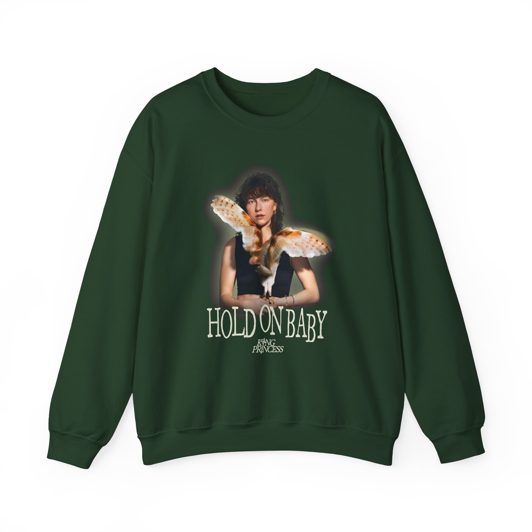 King Princess Hold on Baby Unisex Heavy Blendâ„¢ Crewneck Sweatshirt