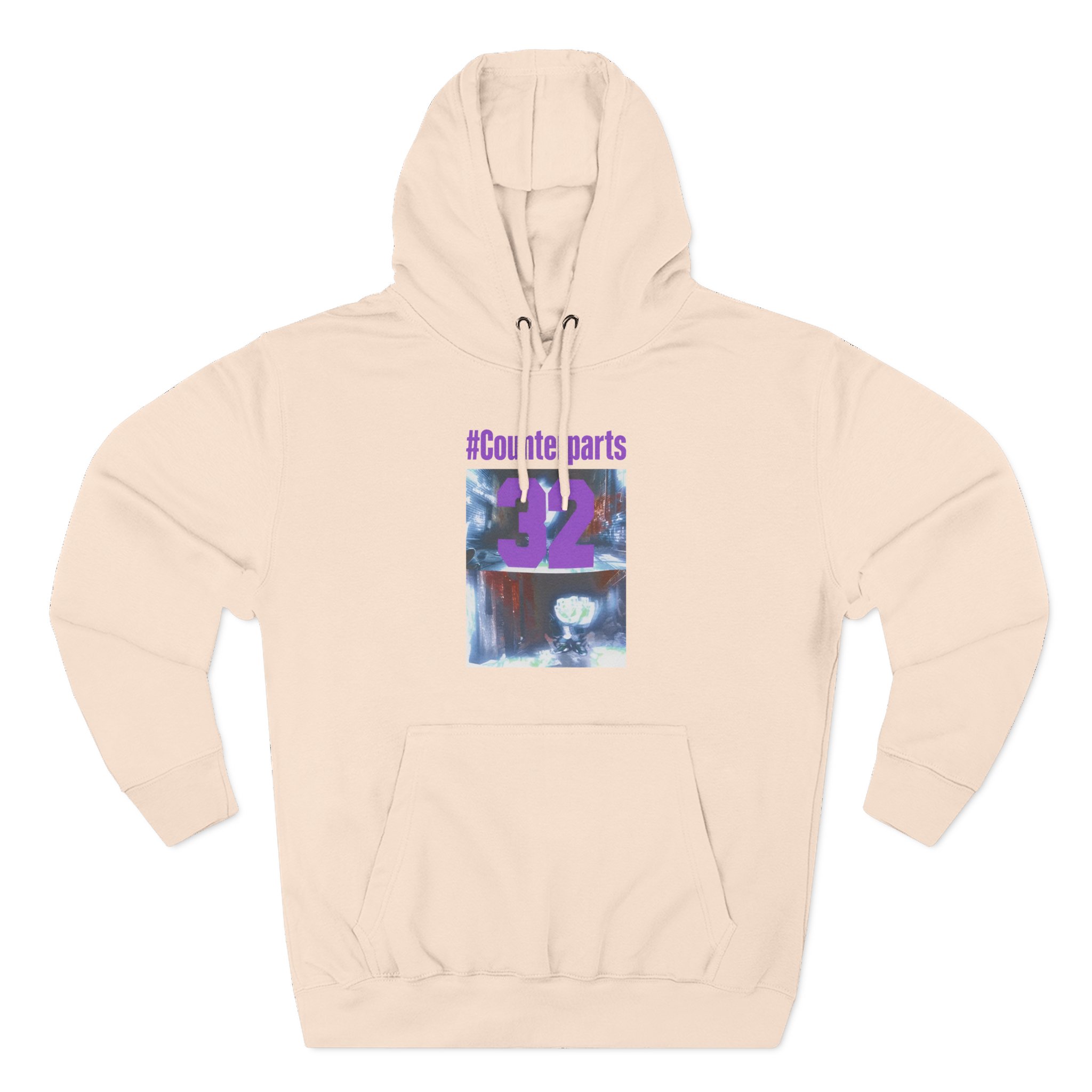 Bladee Cold Visions 32 Three-Panel Fleece Hoodie