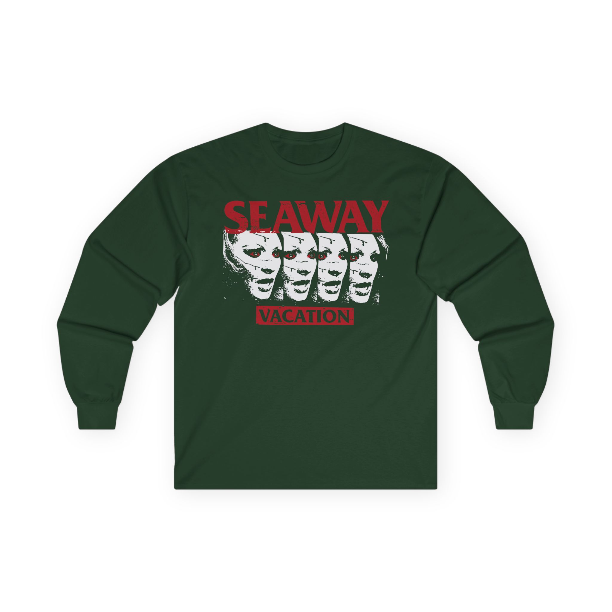 Seaway Vacation Face Unisex Ultra Cotton Long Sleeve Tee