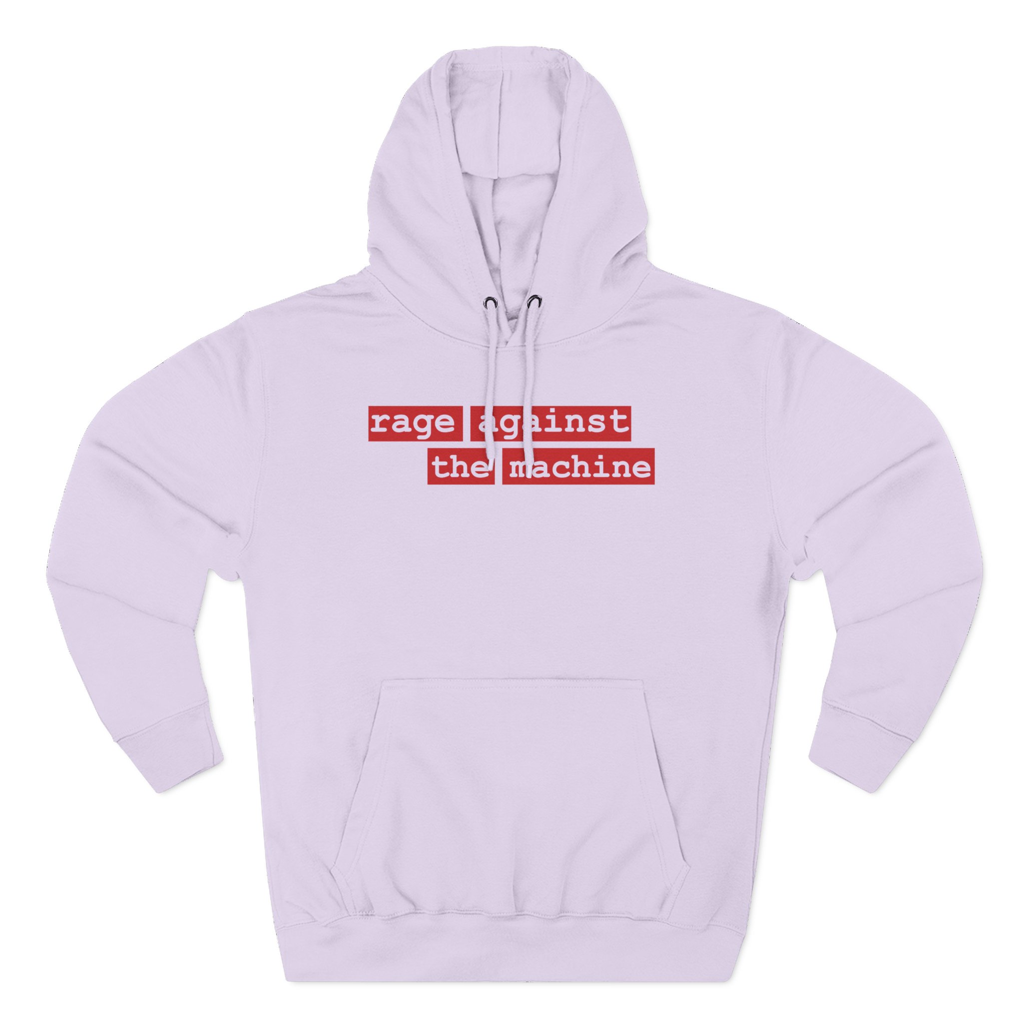 Rage Against the Machine Rage Stencil Type Three-Panel Fleece Hoodie