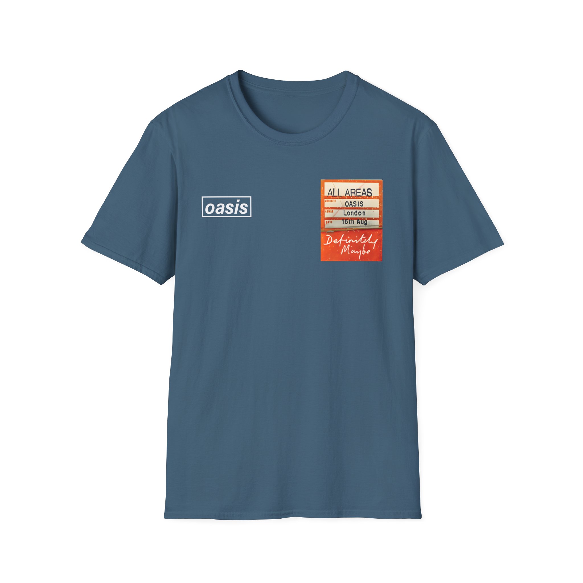 Oasis Setlist Unisex Softstyle T-Shirt