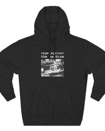 Rage Against the Machine Self-immolation Three-Panel Fleece Hoodie