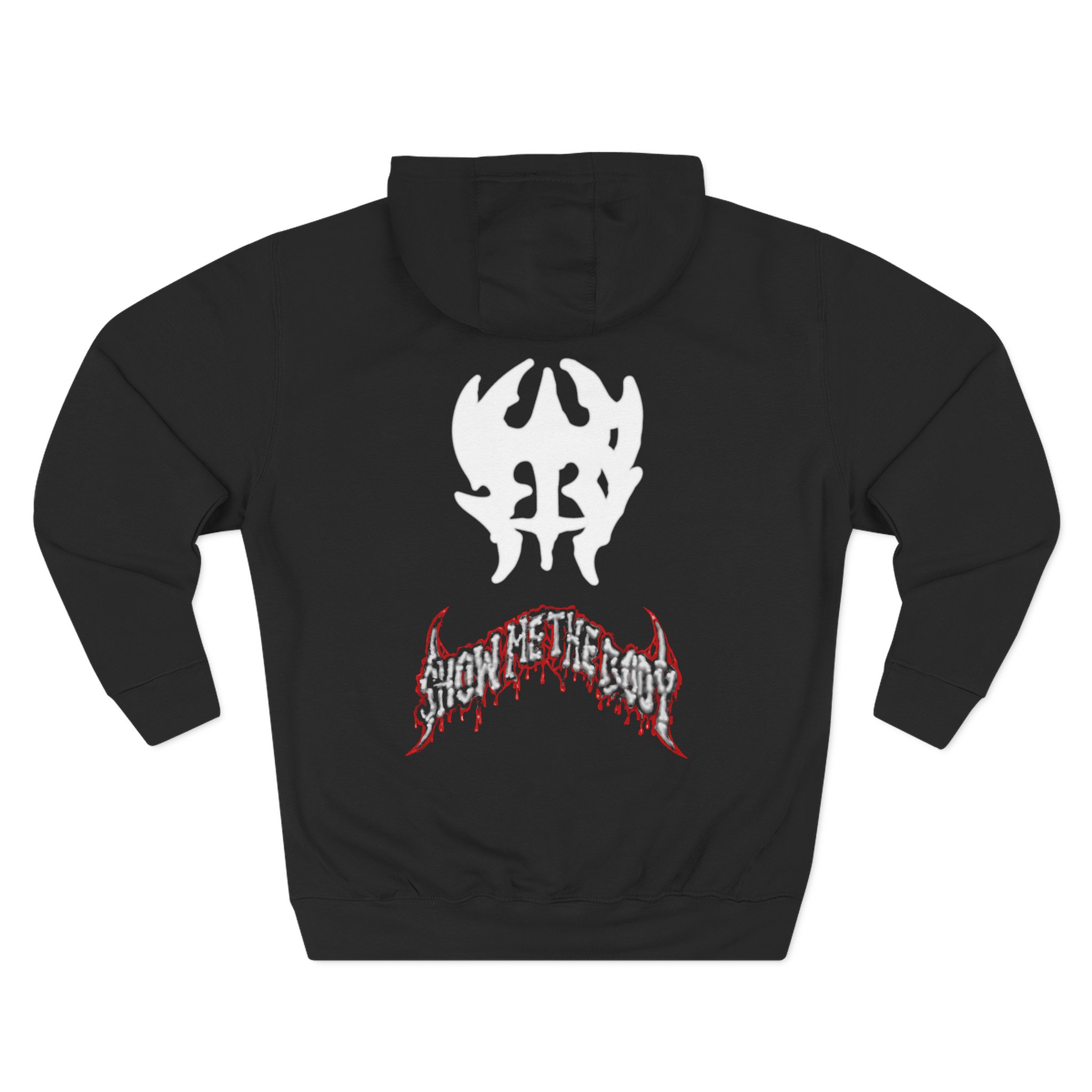 Show Me the Body Radiation Three-Panel Fleece Hoodie