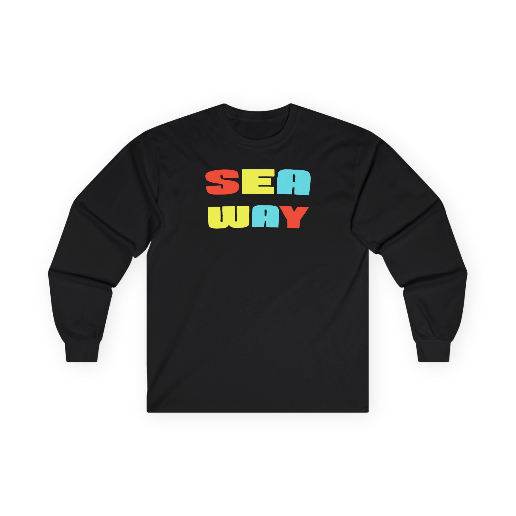Seaway Big Vibe Stacked Unisex Ultra Cotton Long Sleeve Tee
