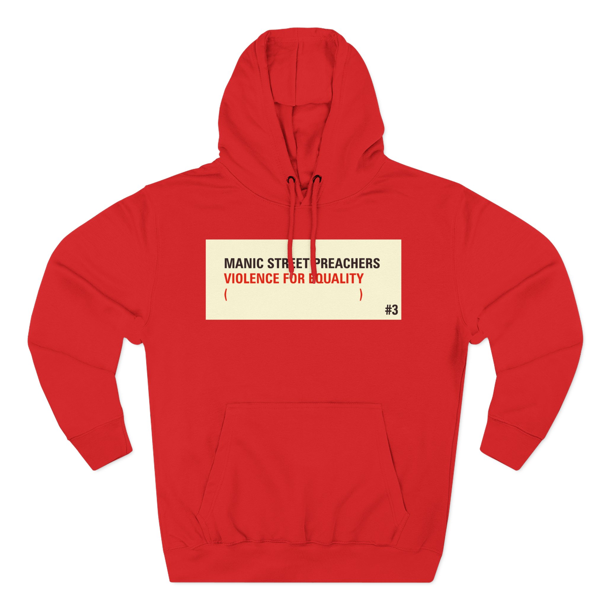 Manic Street Preachers Three-Panel Fleece Hoodie