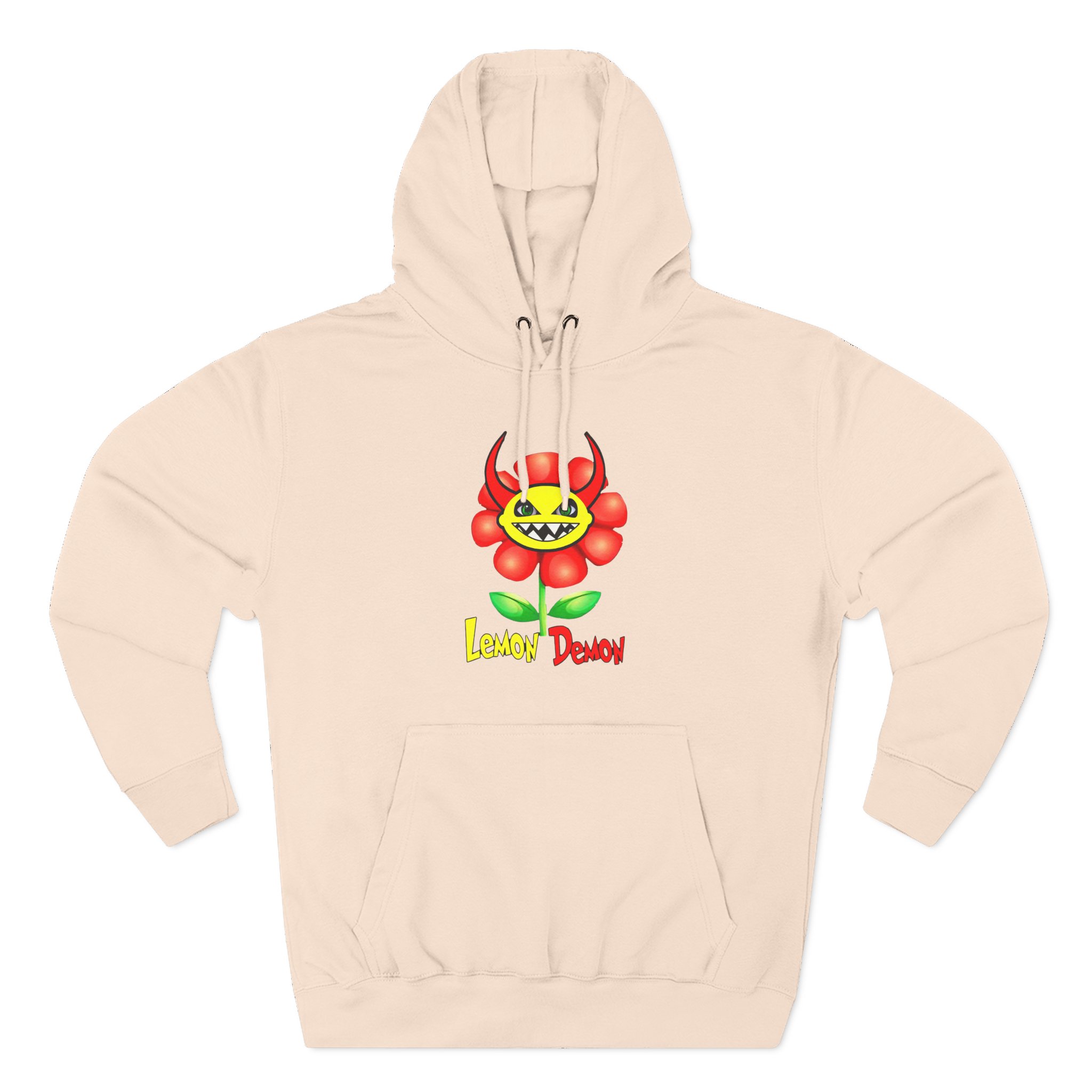Lemon Demon Flower Three-Panel Fleece Hoodie