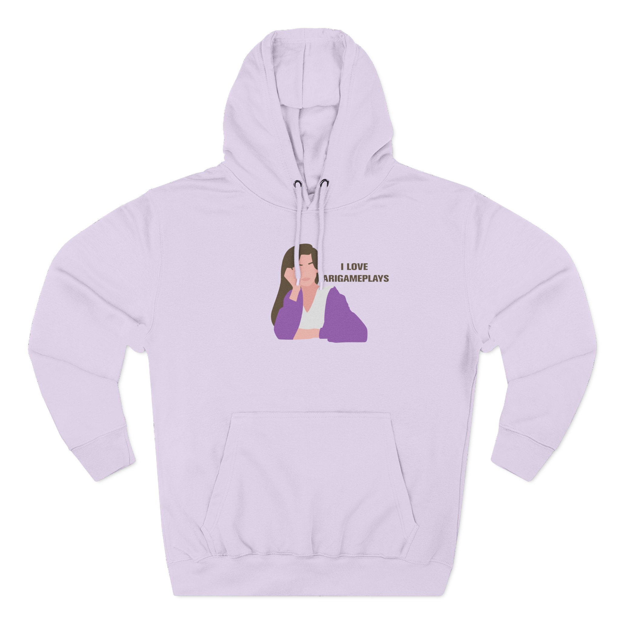 Arigameplays Three-Panel Fleece Hoodie