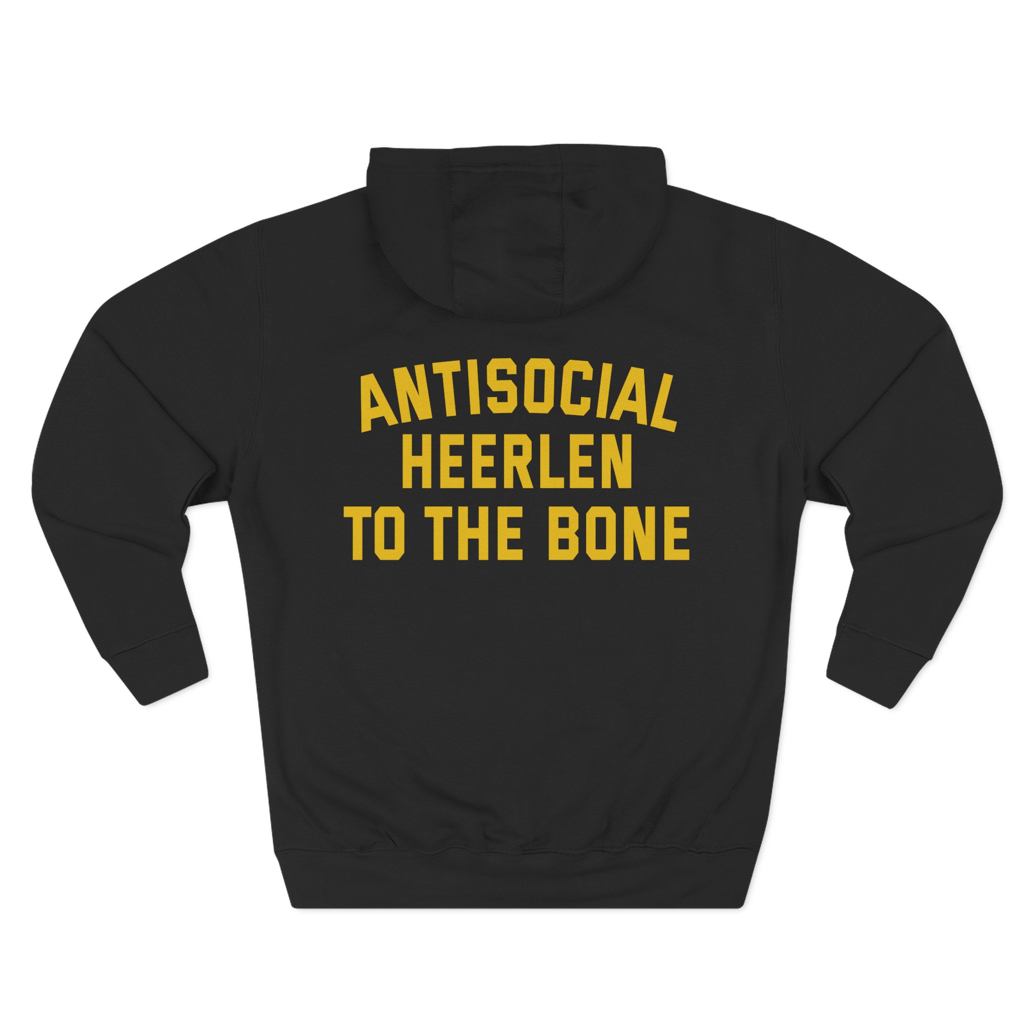 Born From Pain Antisocial Three-Panel Fleece Hoodie