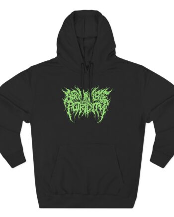 Abominable Putridity Visual Tyranny Three-Panel Fleece Hoodie