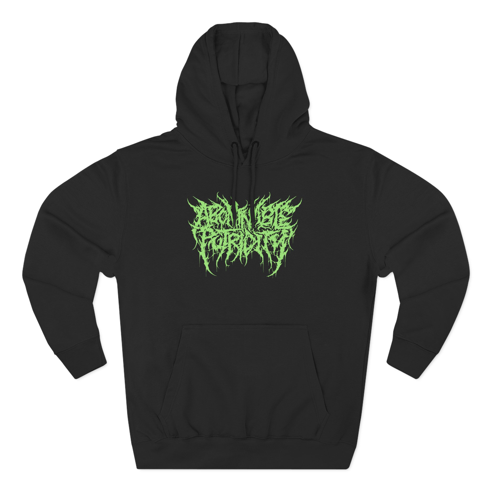 Abominable Putridity Visual Tyranny Three-Panel Fleece Hoodie