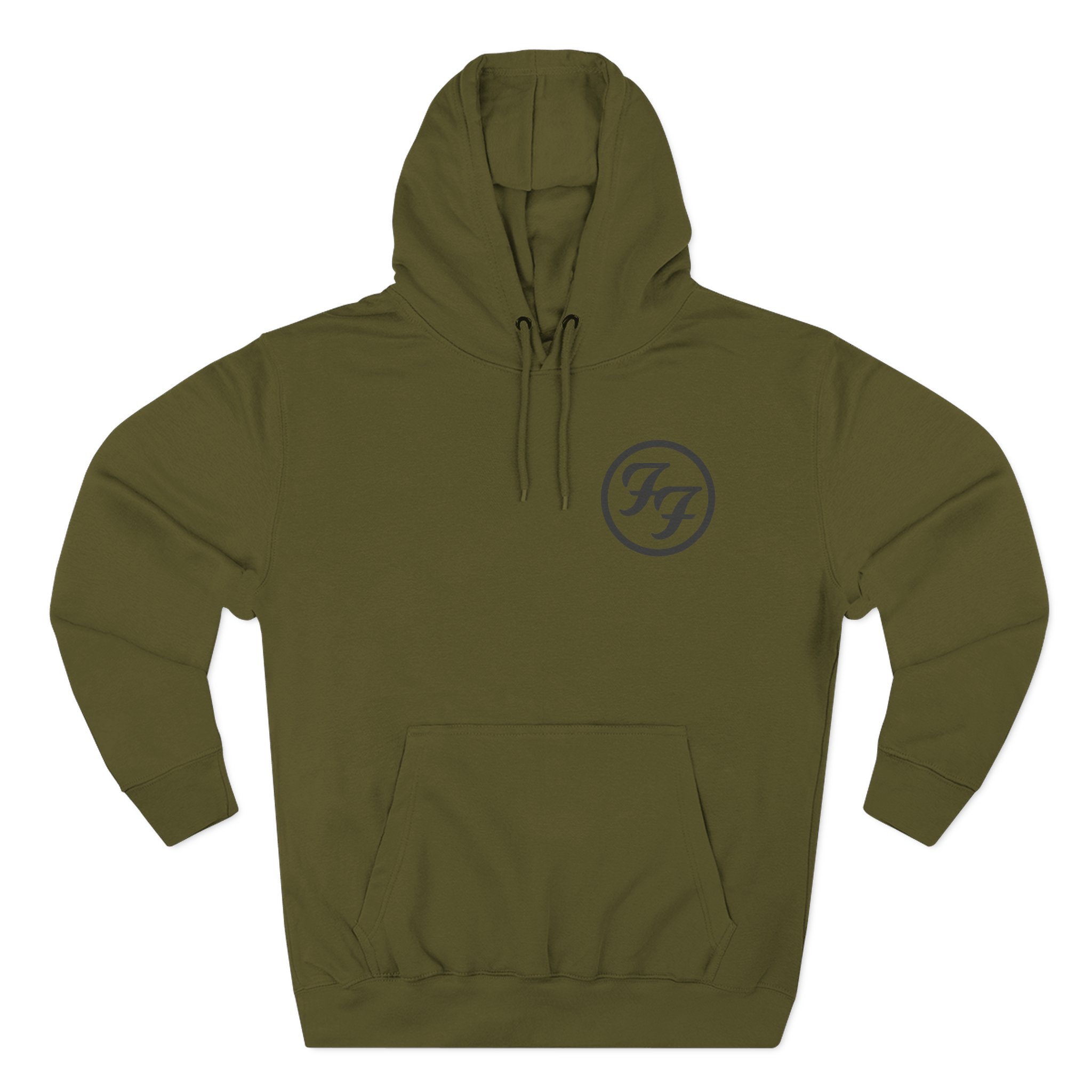 Foo Fighters but Here We Are Three-Panel Fleece Hoodie