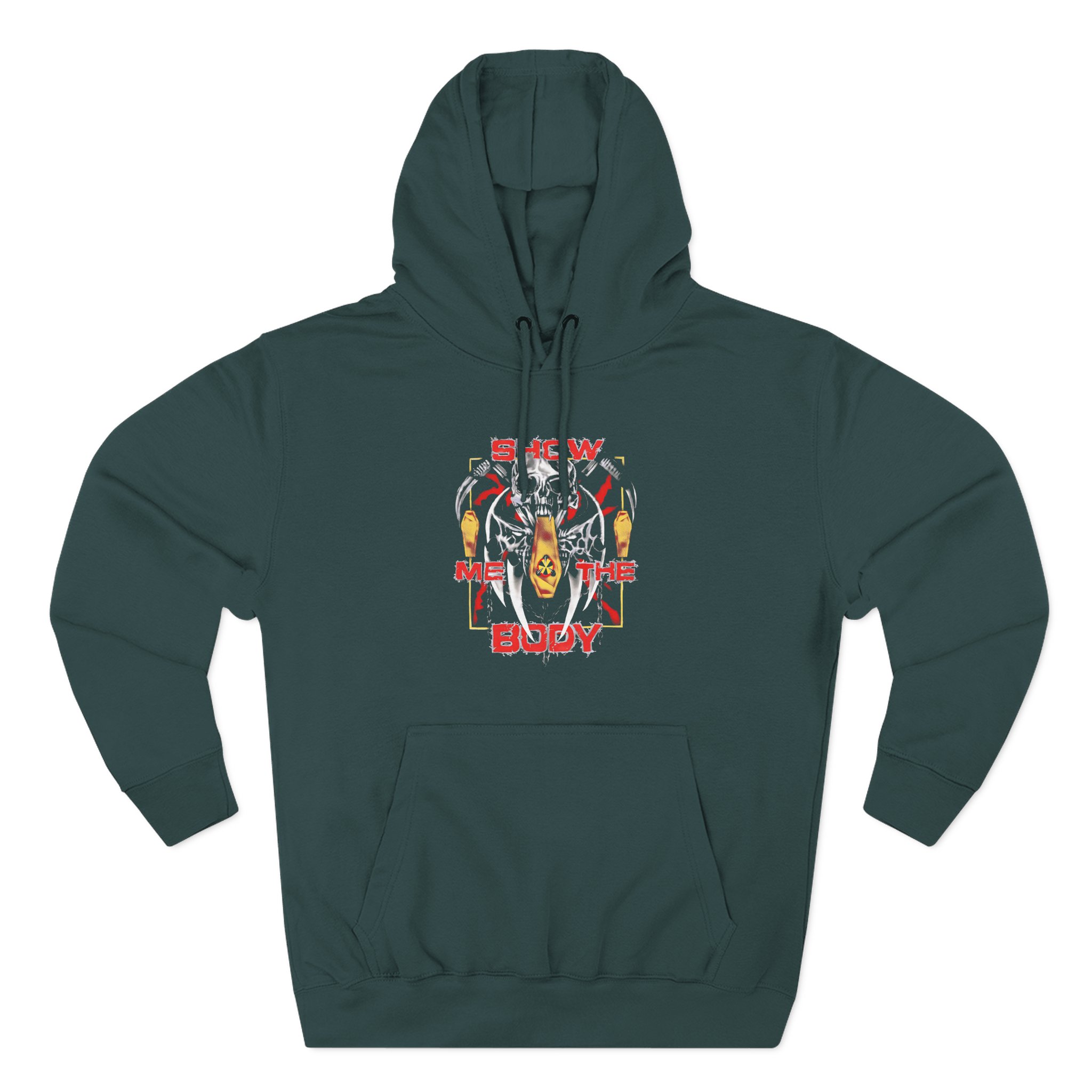 Show Me the Body Radiation Three-Panel Fleece Hoodie