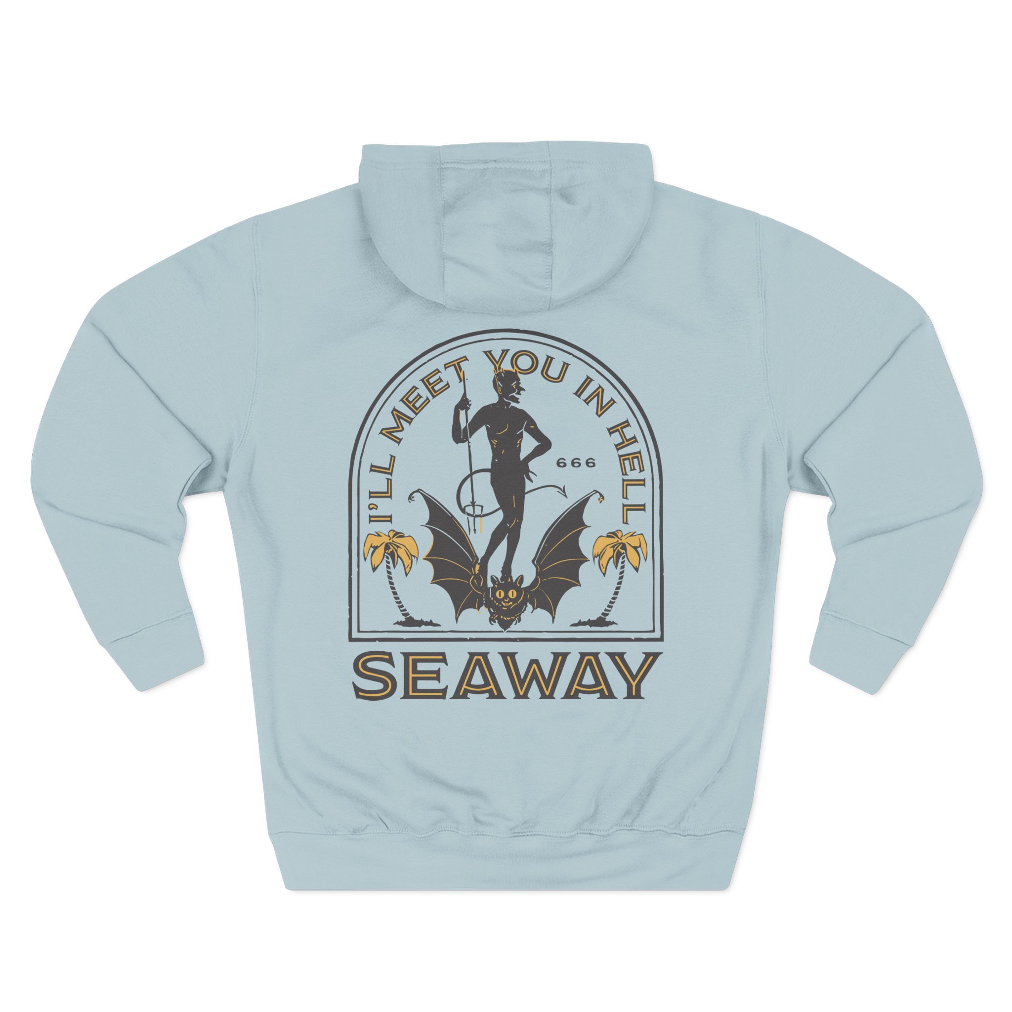 Seaway Hell Three-Panel Fleece Hoodie