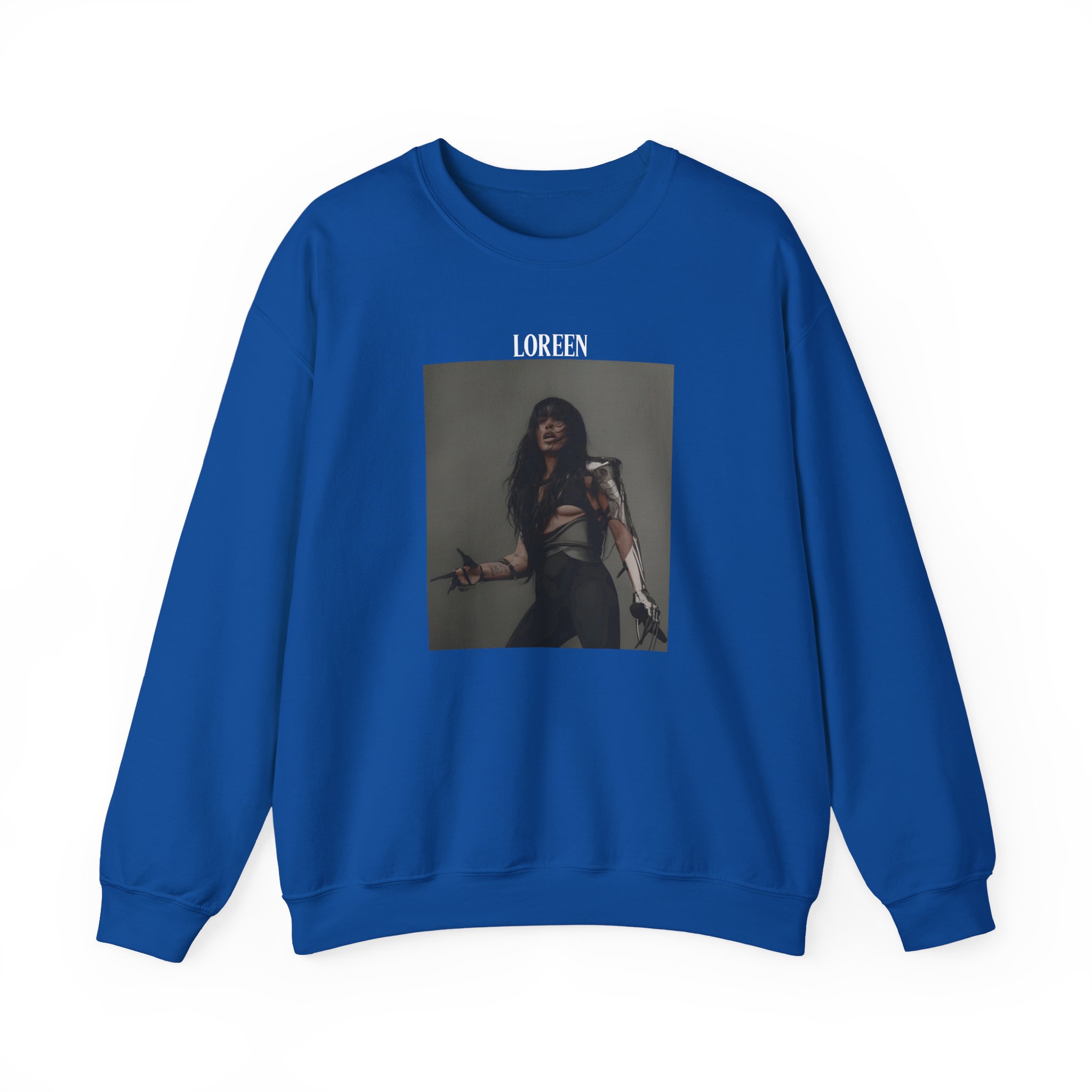 Loreen Photo Unisex Heavy Blendâ„¢ Crewneck Sweatshirt