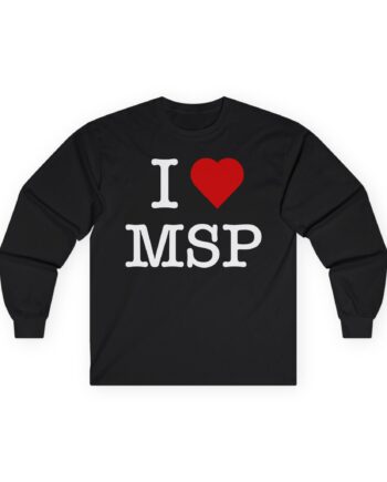 Manic Street Preachers I Heart Msp Unisex Ultra Cotton Long Sleeve Tee