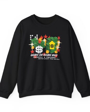 Pharrell Williams Cash in Cash Out Unisex Heavy Blend™ Crewneck Sweatshirt