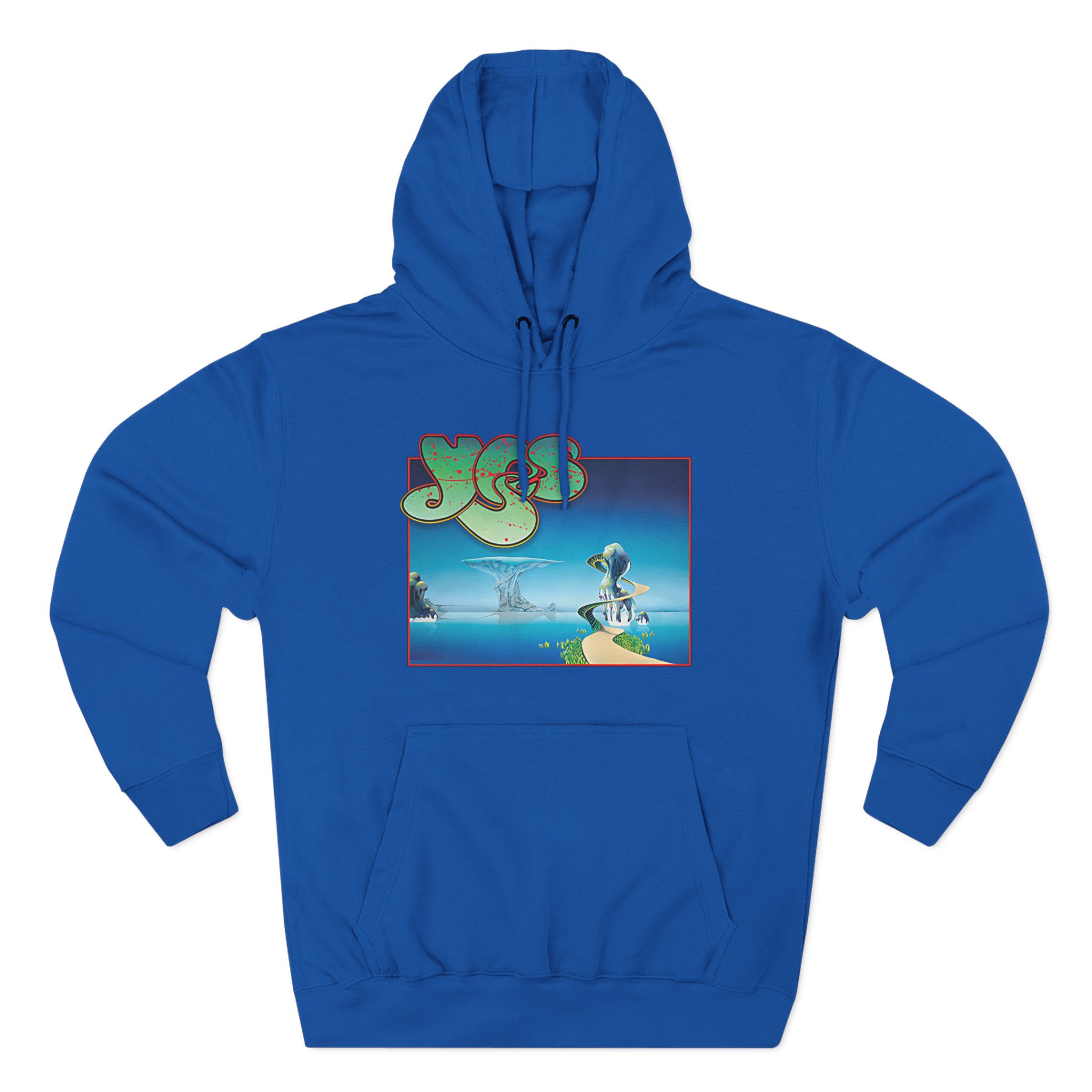 Yes Song Album Cover Three-Panel Fleece Hoodie