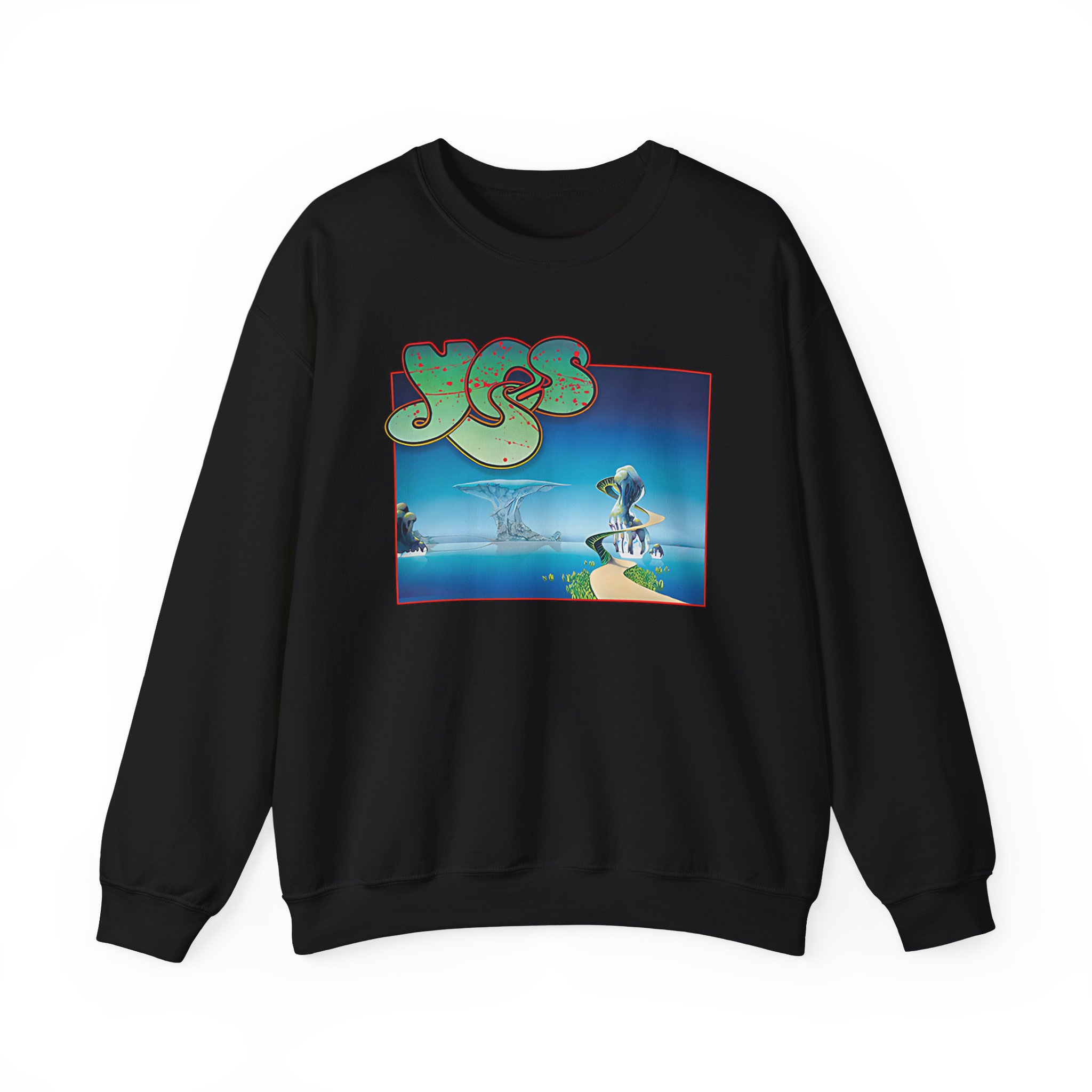 Yes Song Album Cover Unisex Heavy Blendâ„¢ Crewneck Sweatshirt